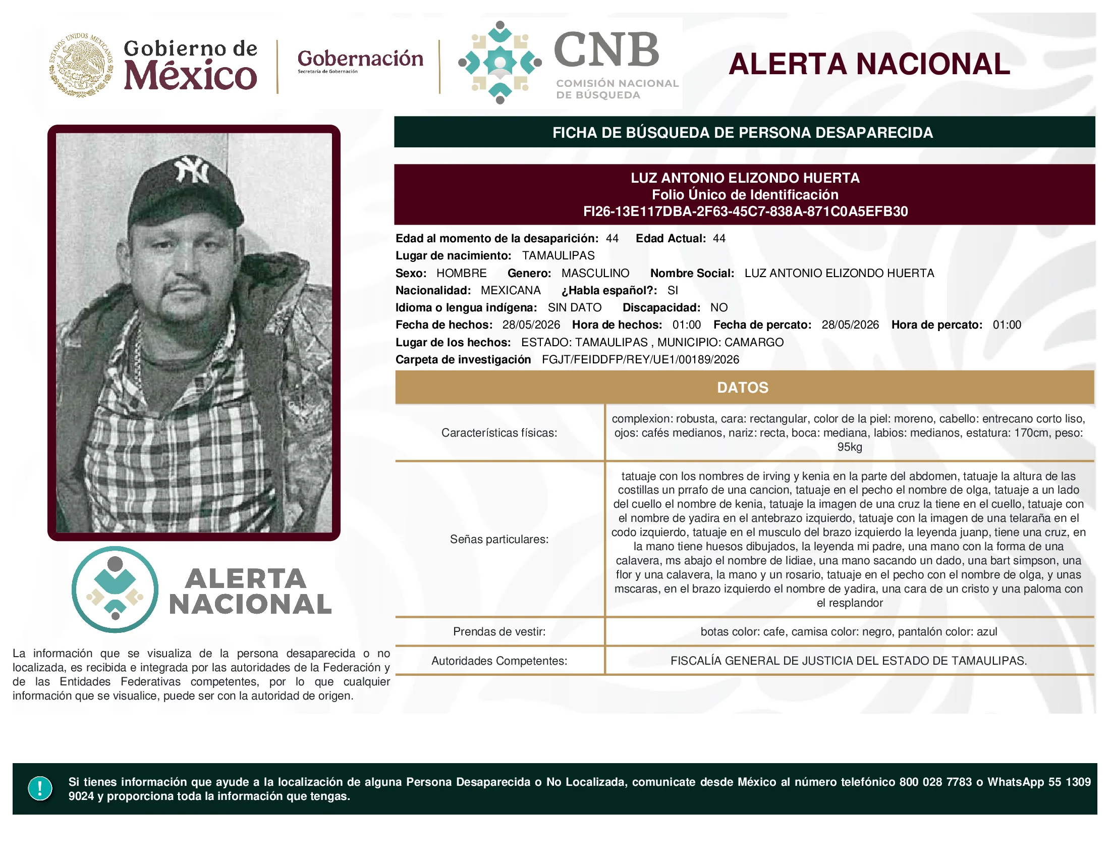 Luz Antonio Elizondo Huerta