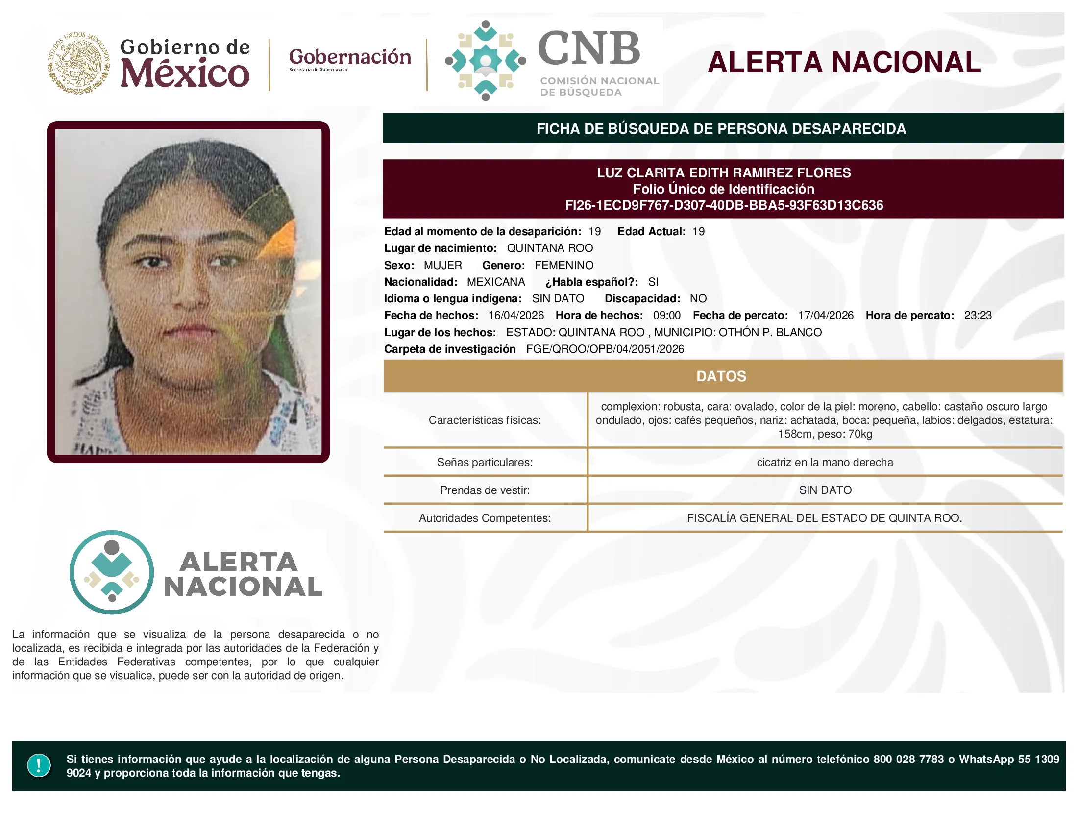 Luz Clarita Edith Ramirez Flores