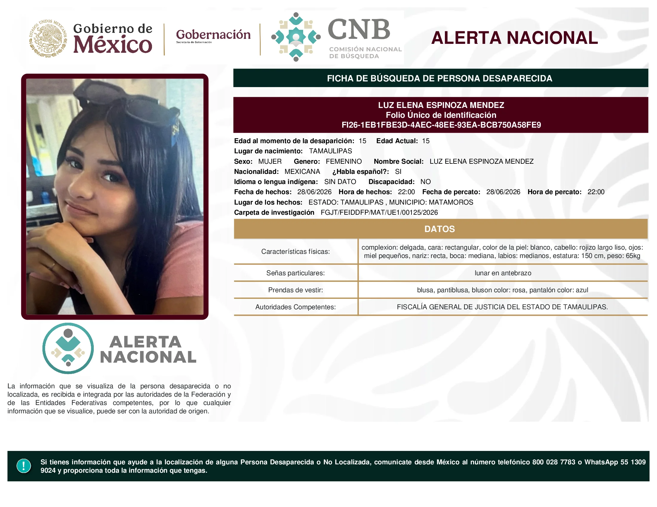 Luz Elena Espinoza Mendez