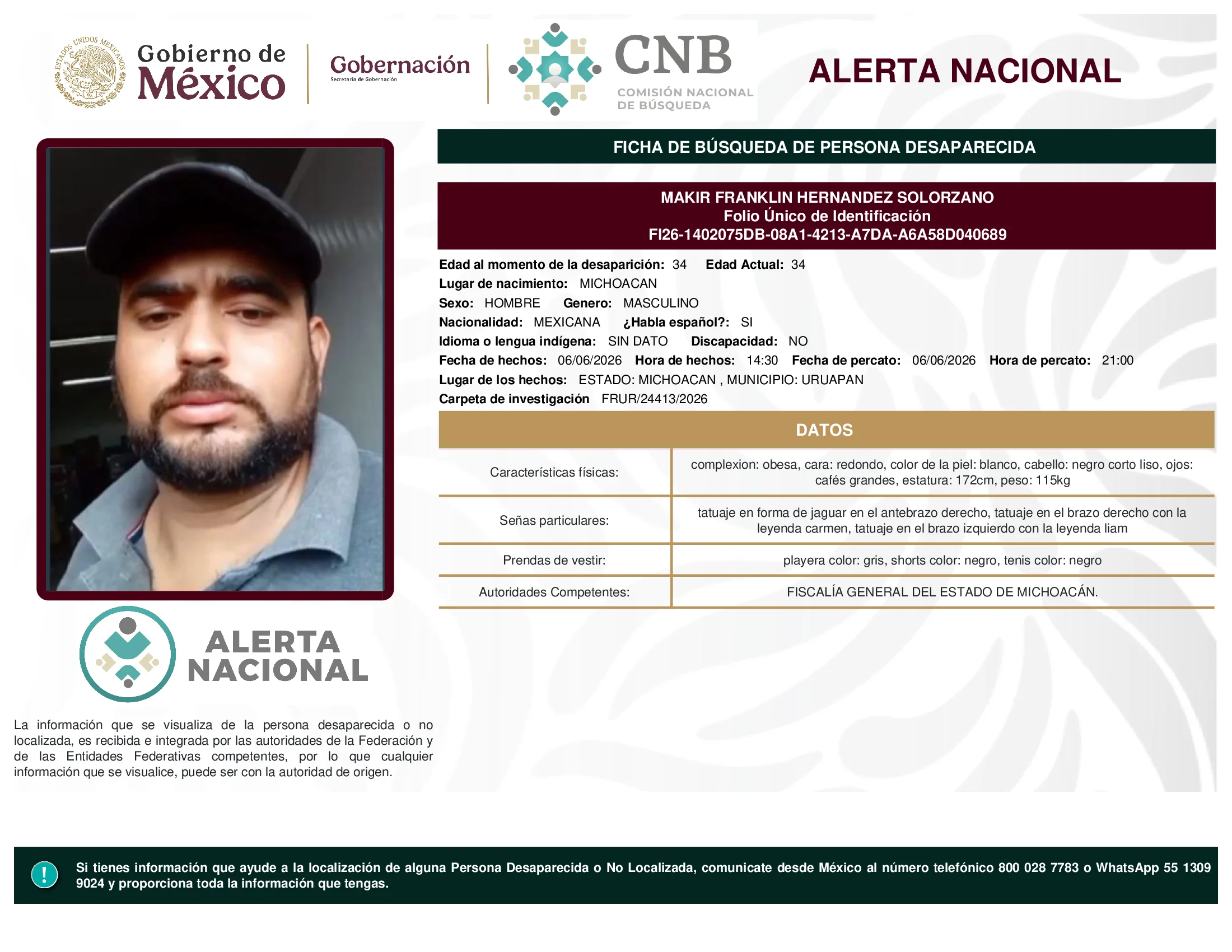 Makir Franklin Hernandez Solorzano