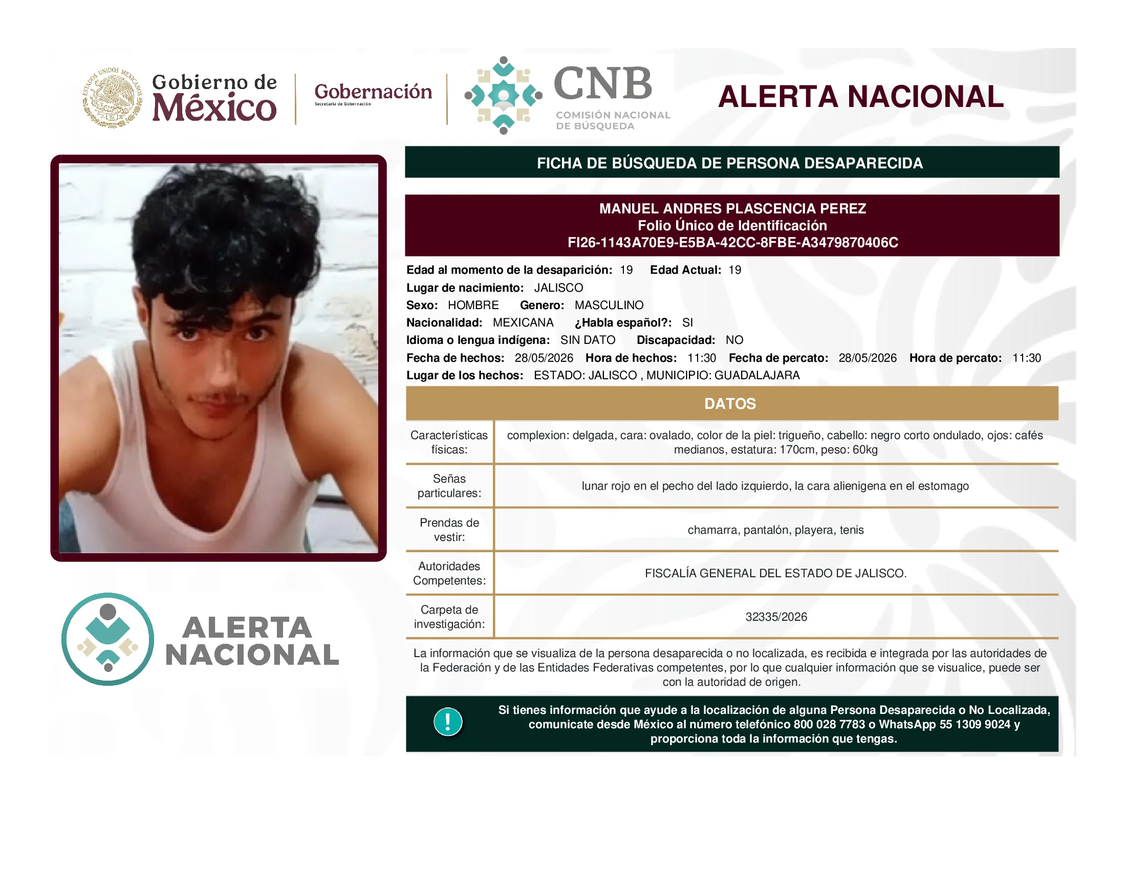 Manuel Andres Plascencia Perez