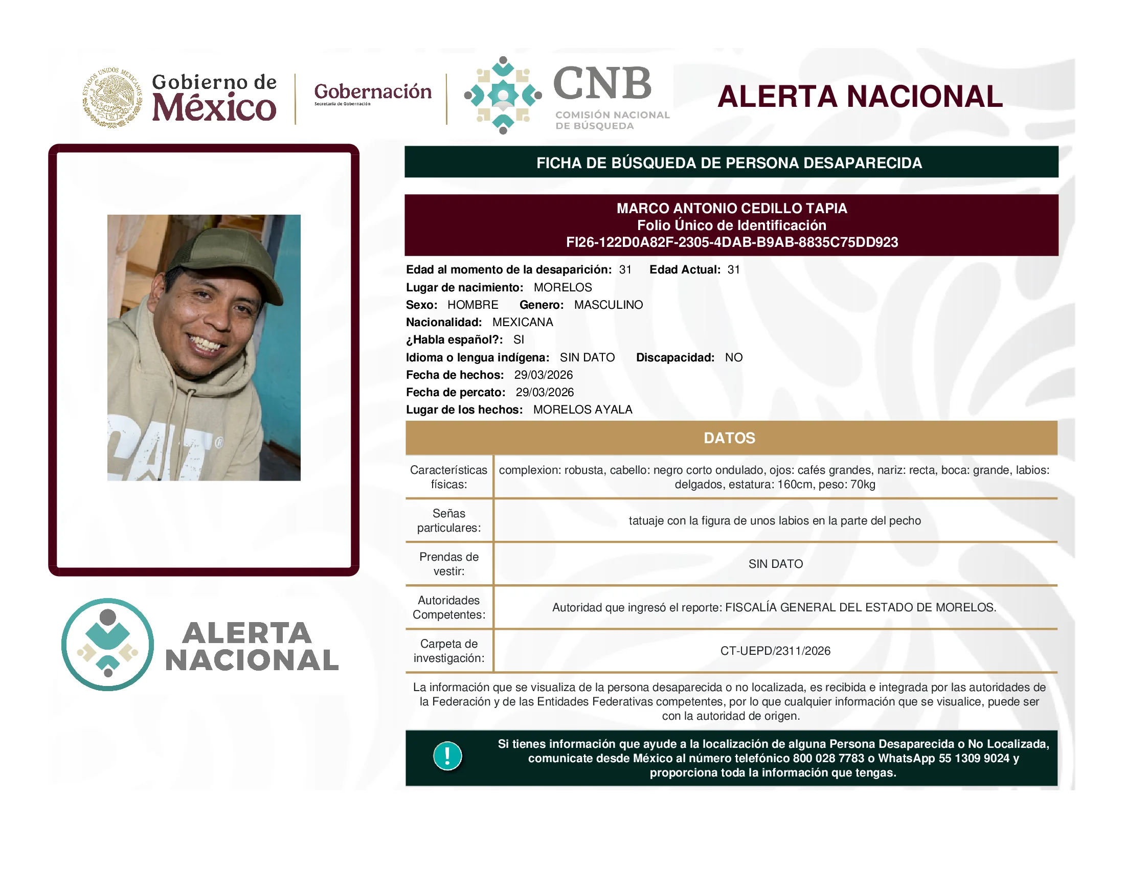 Marco Antonio Cedillo Tapia