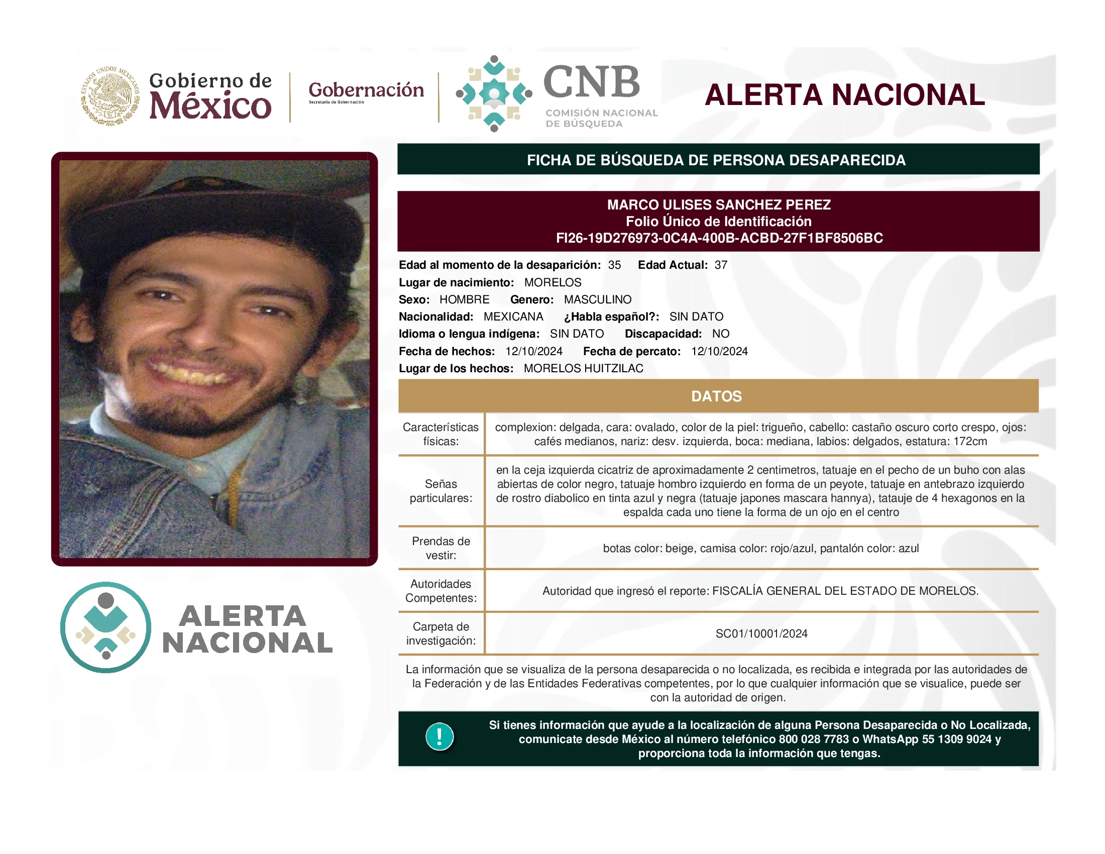 Marco Ulises Sanchez Perez