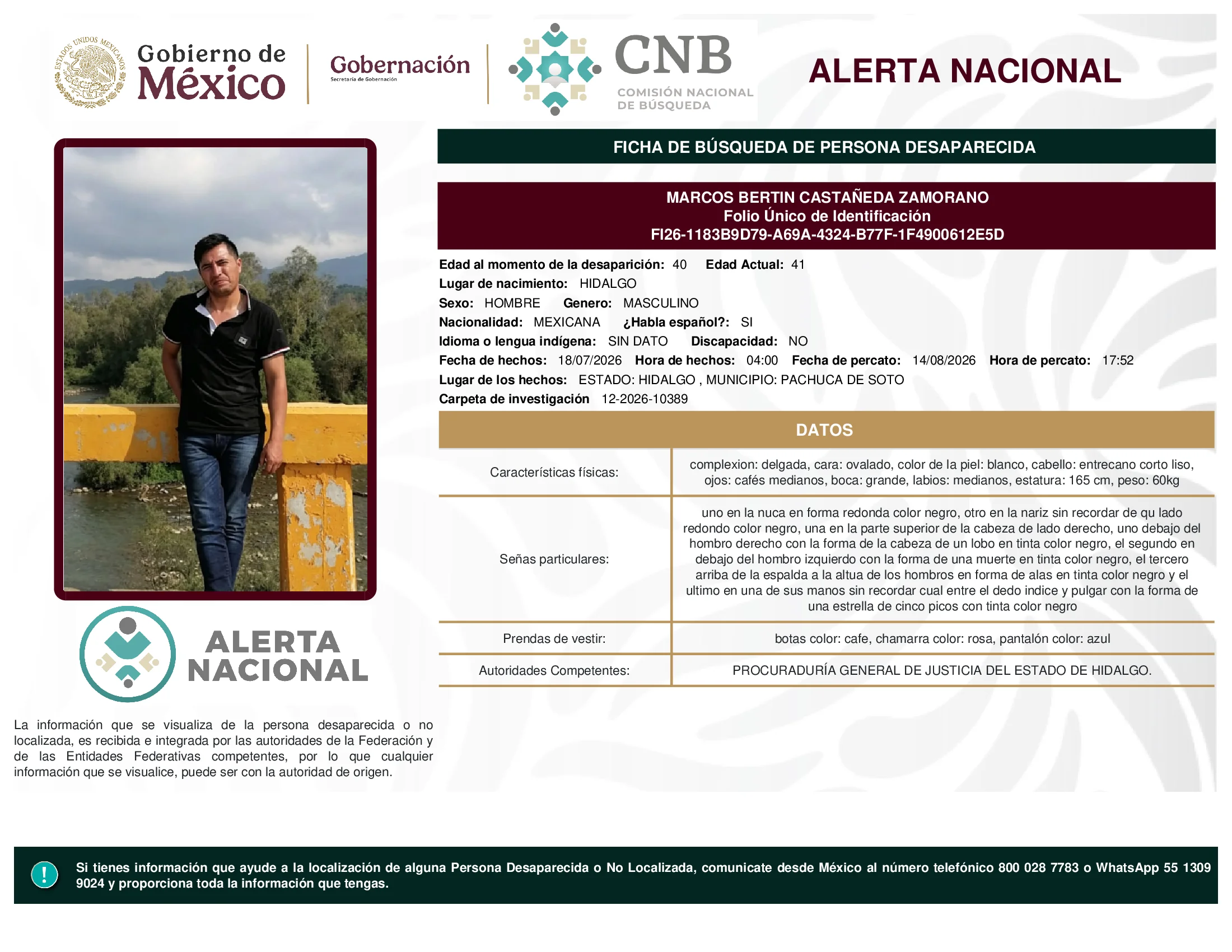 Marcos Bertin Castañeda Zamorano