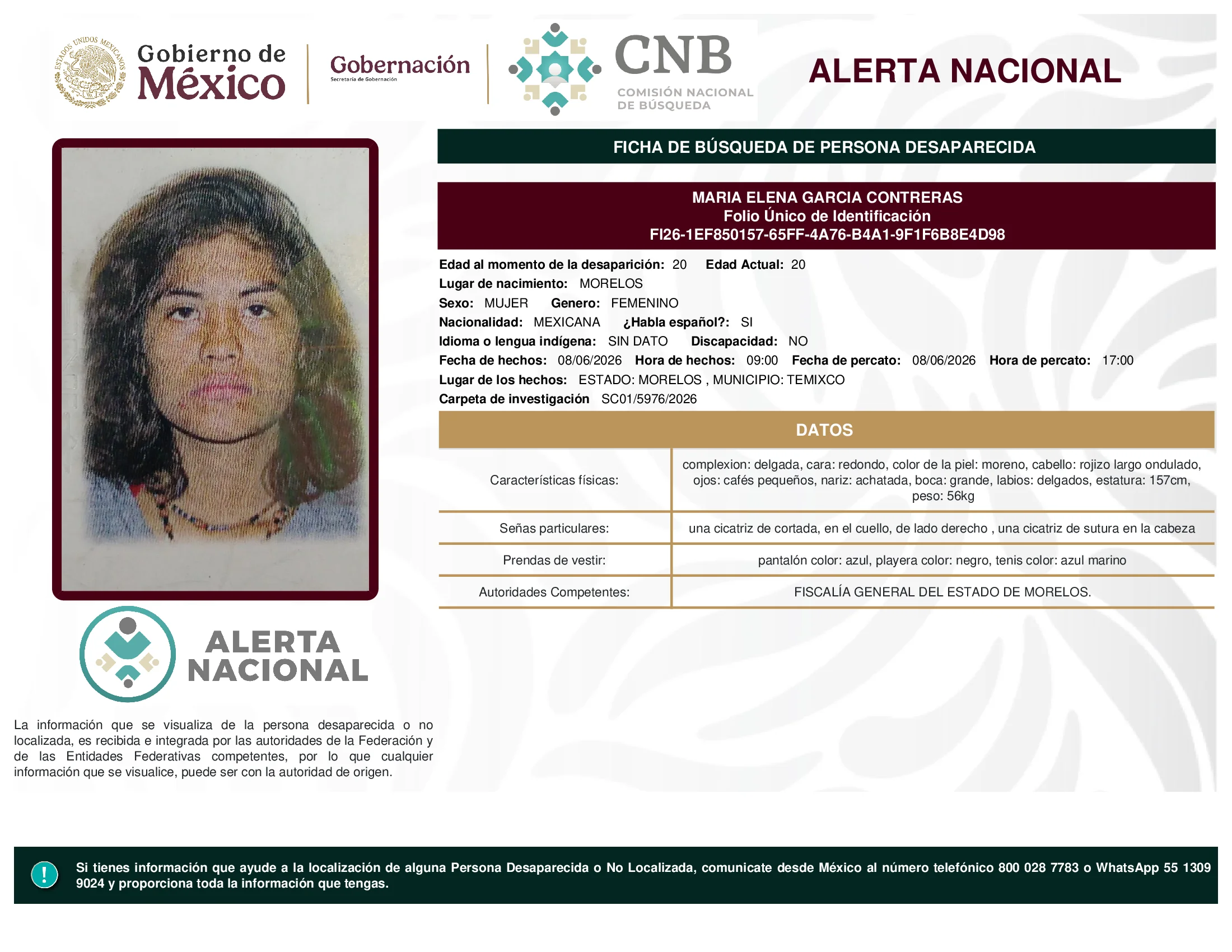 Maria Elena Garcia Contreras