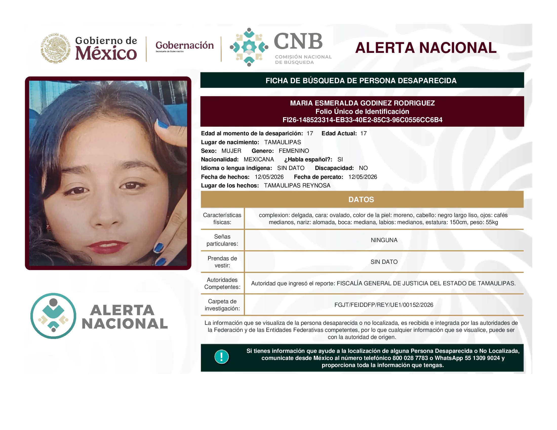 Maria Esmeralda Godinez Rodriguez