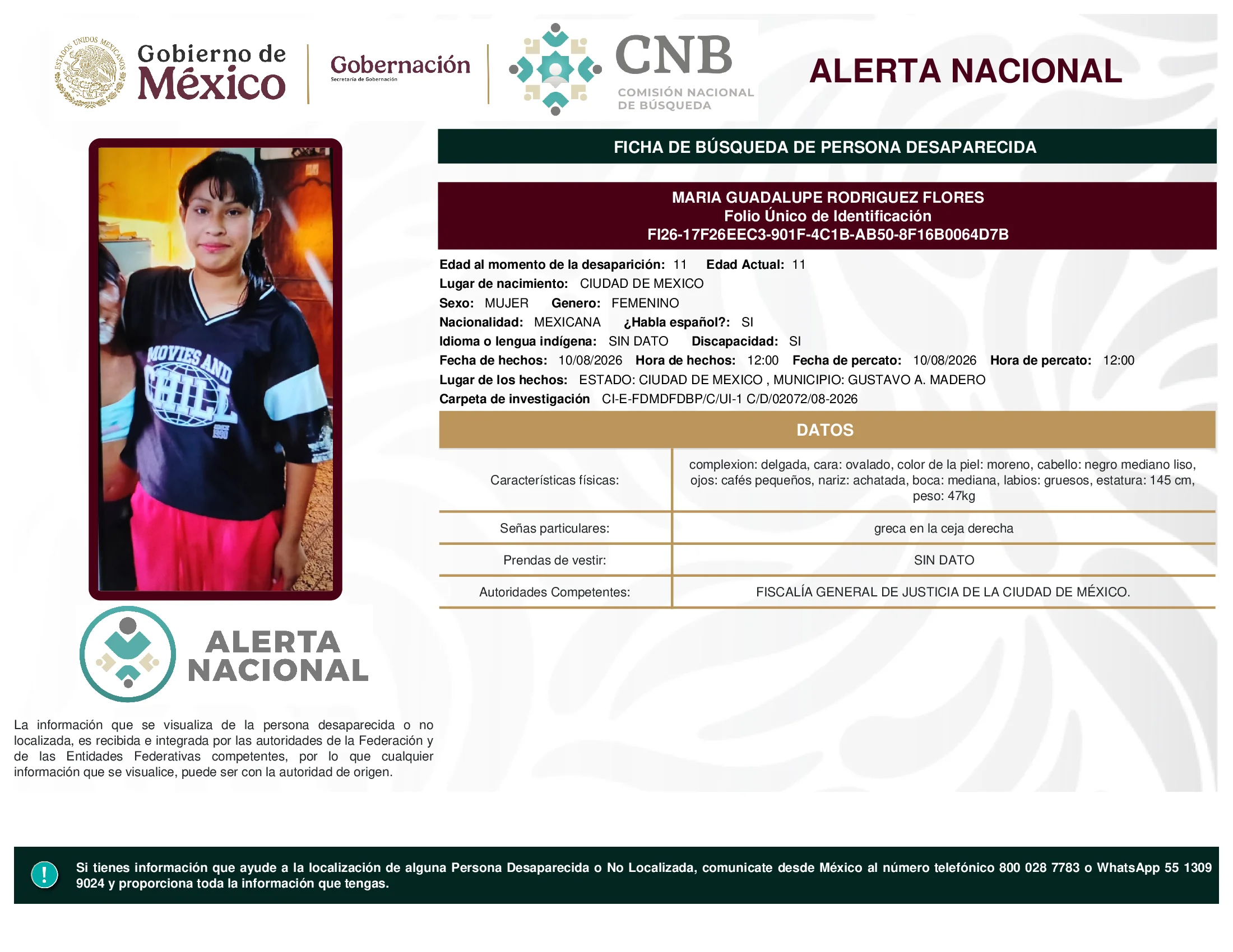 Maria Guadalupe Rodriguez Flores