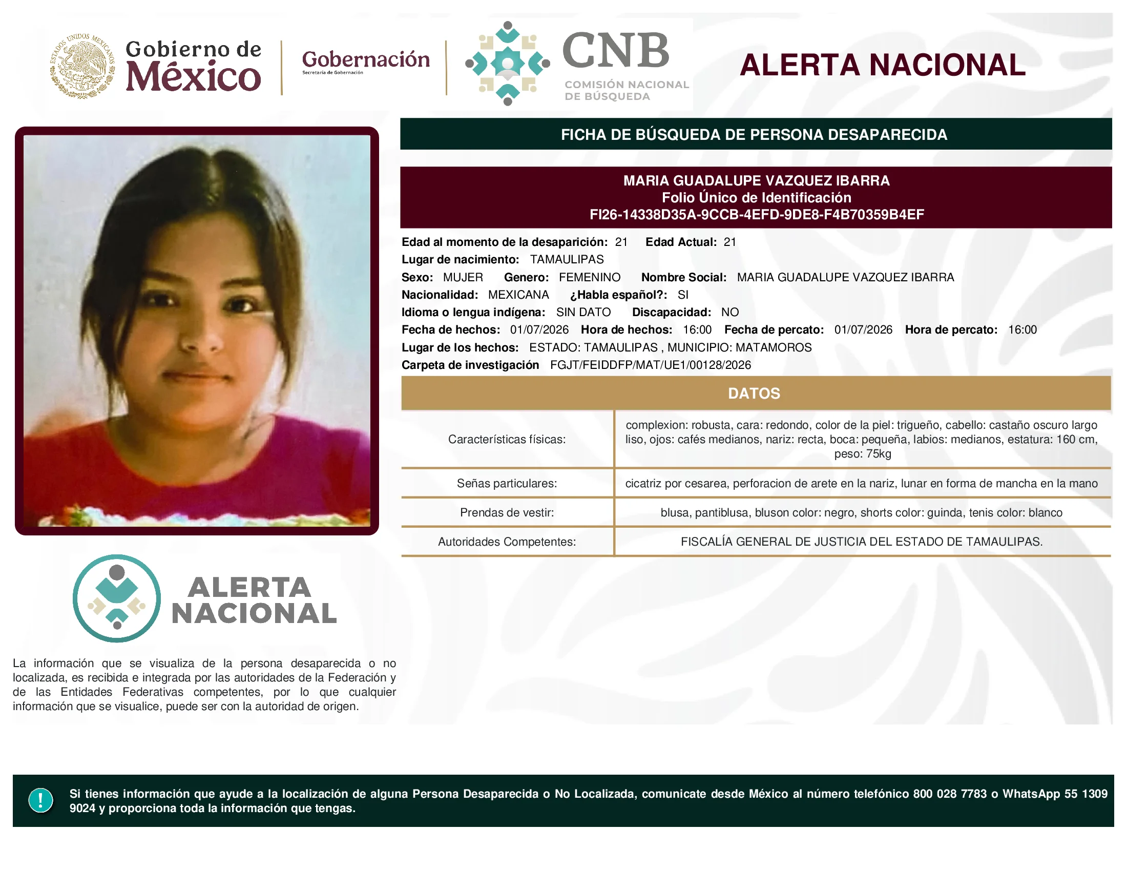 Maria Guadalupe Vazquez Ibarra