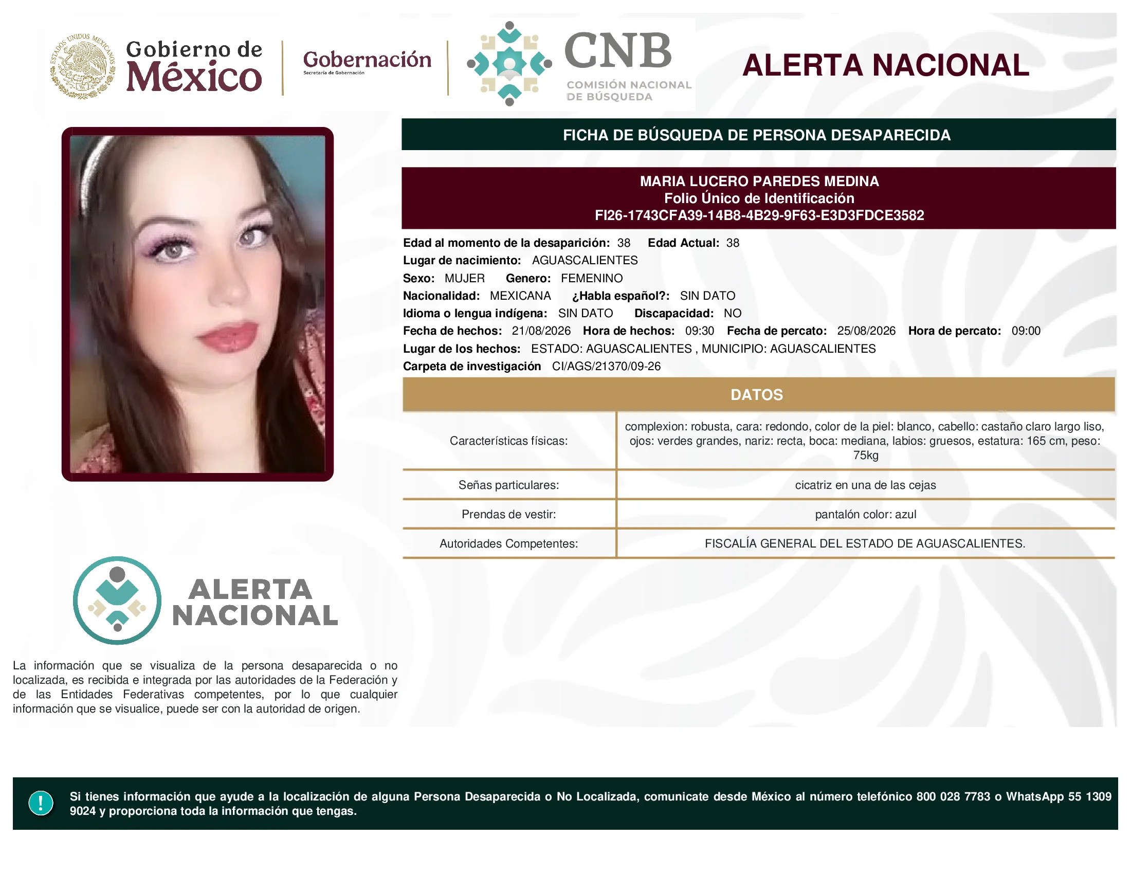 Maria Lucero Paredes Medina