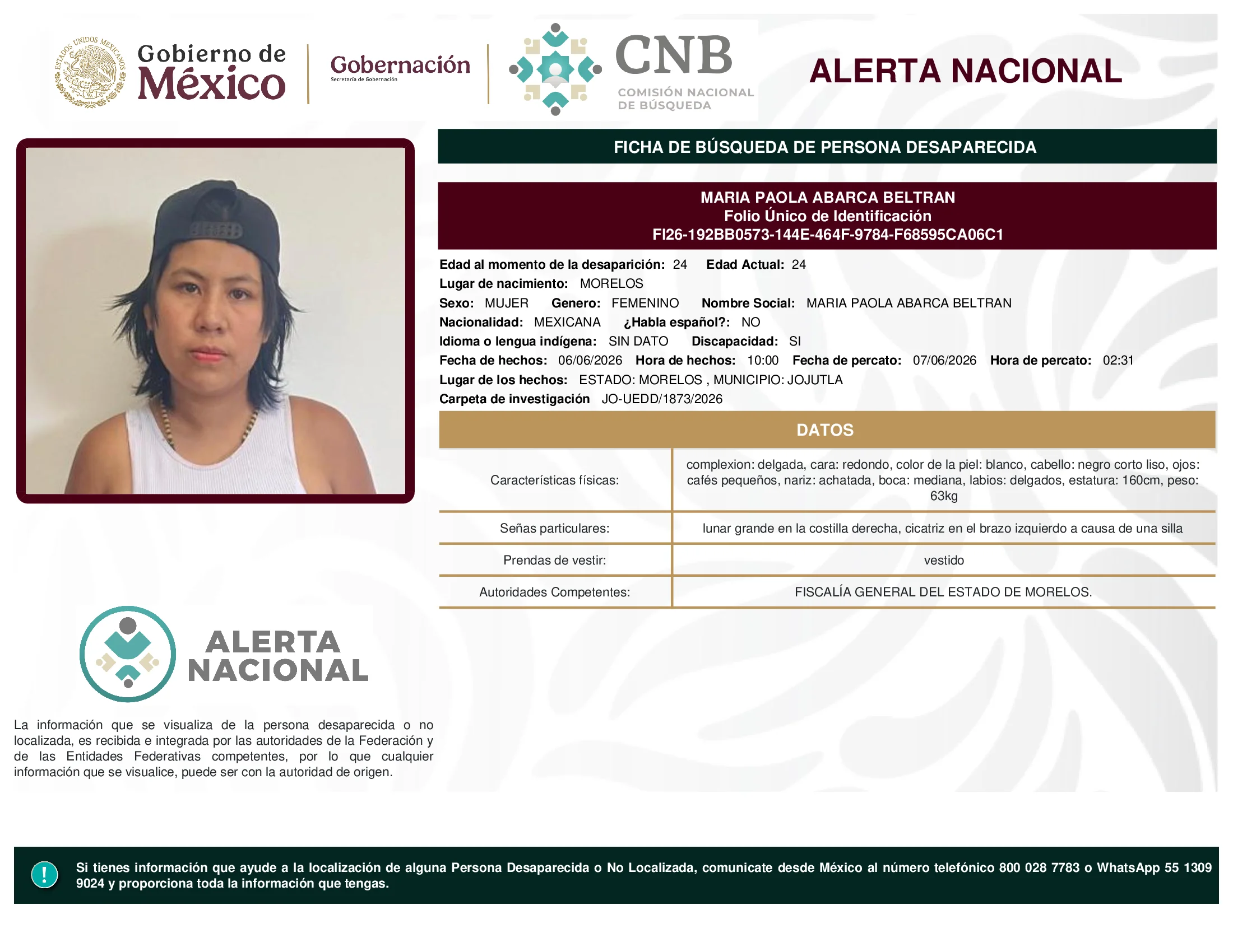 Maria Paola Abarca Beltran