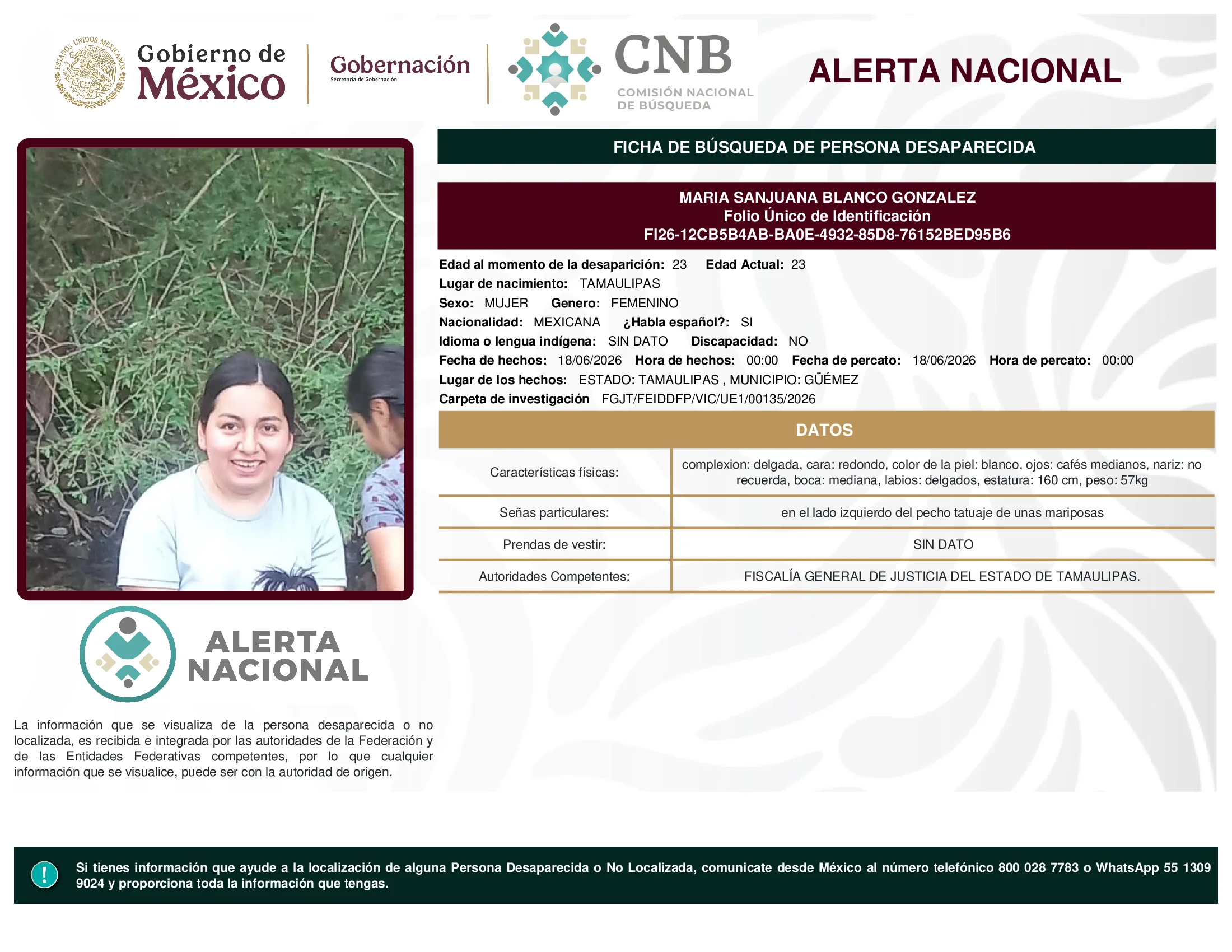 Maria Sanjuana Blanco Gonzalez