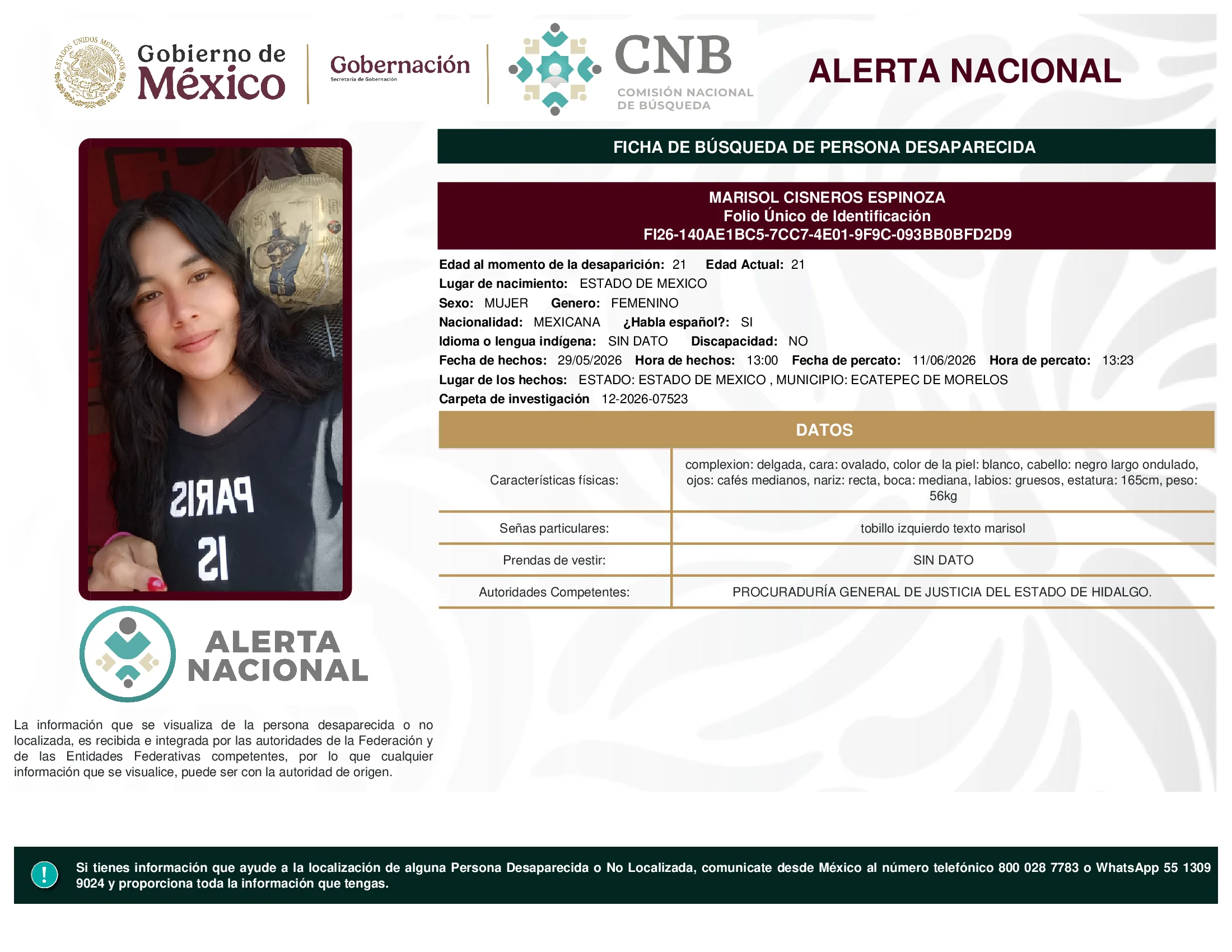 Marisol Cisneros Espinoza
