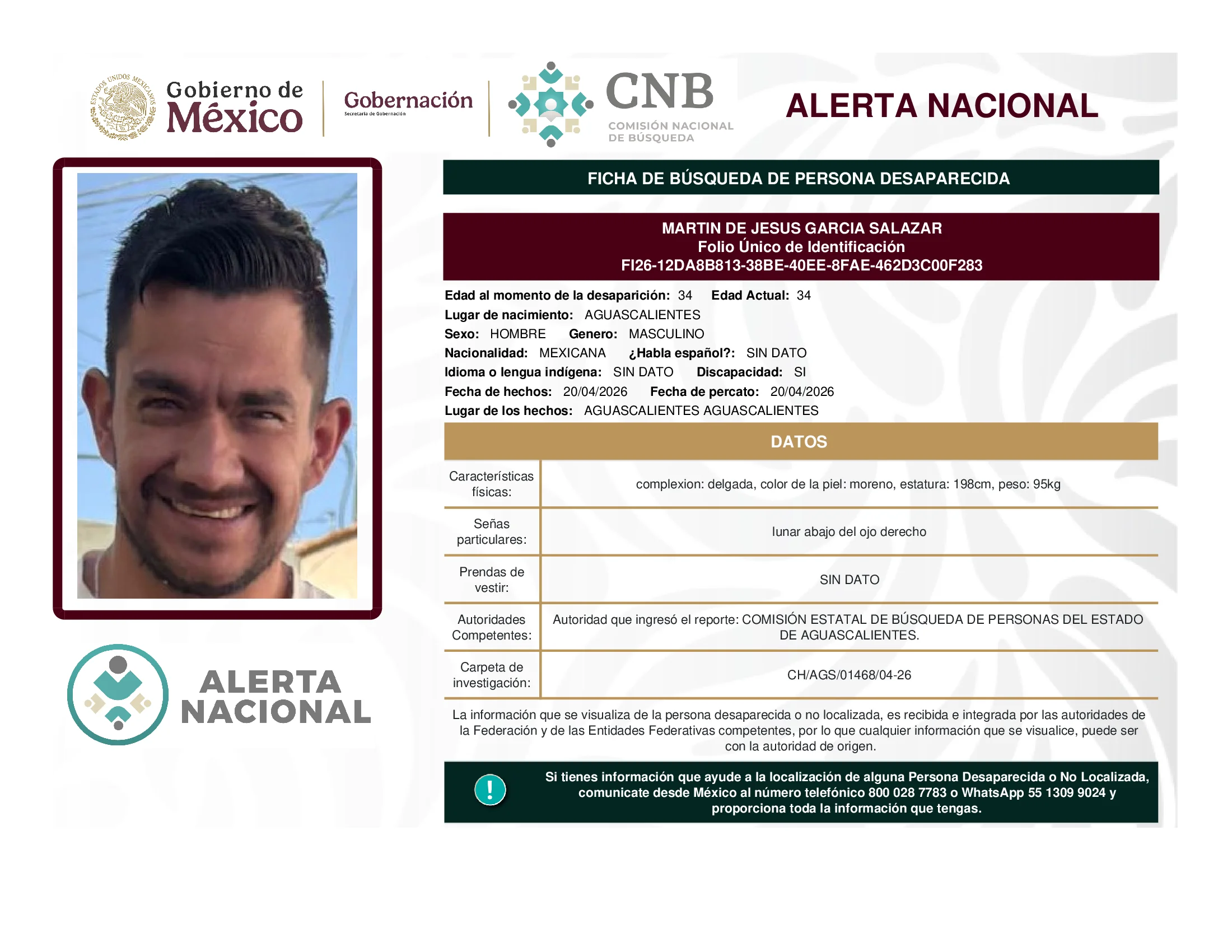Martin De Jesus Garcia Salazar