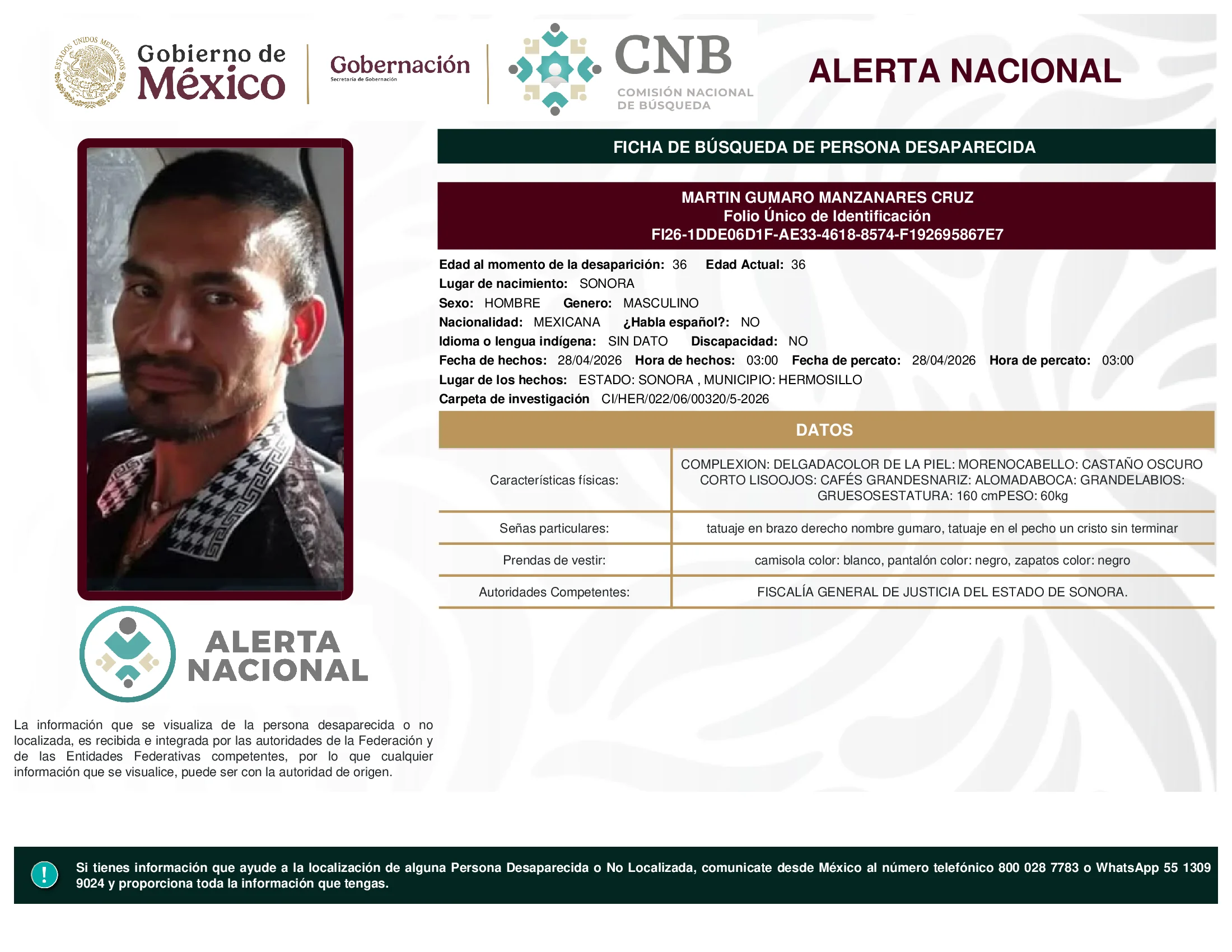 Martin Gumaro Manzanares Cruz