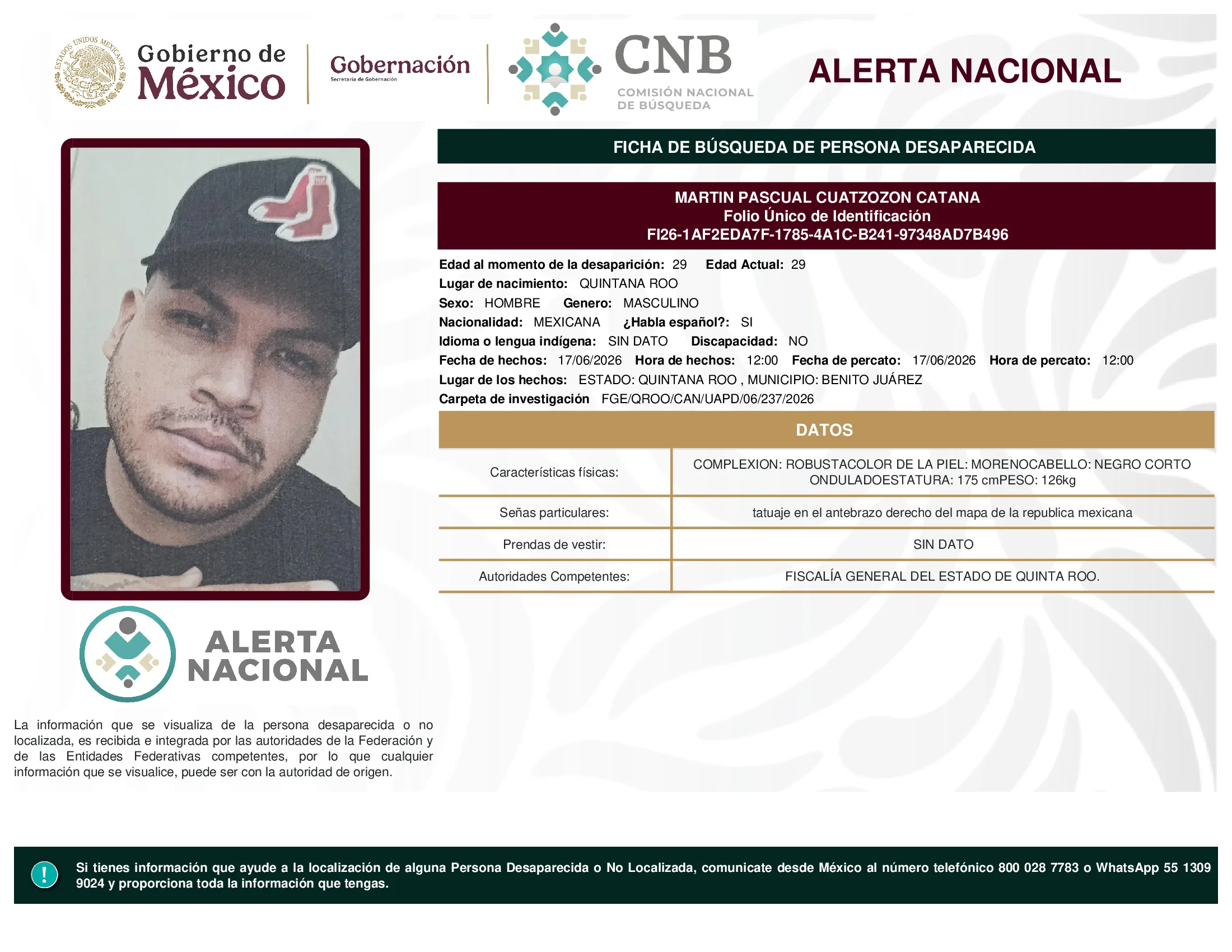 Martin Pascual Cuatzozon Catana