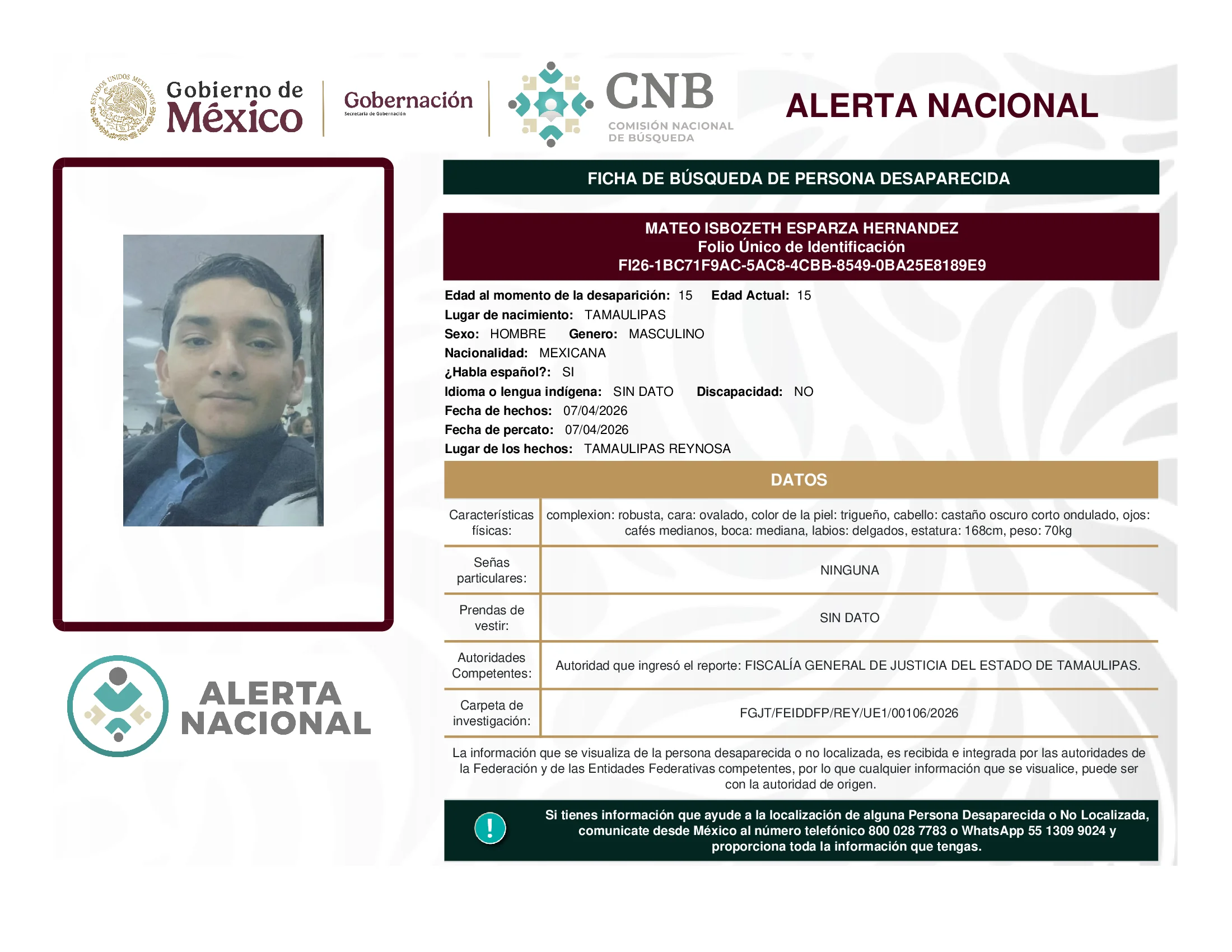 Mateo Isbozeth Esparza Hernandez