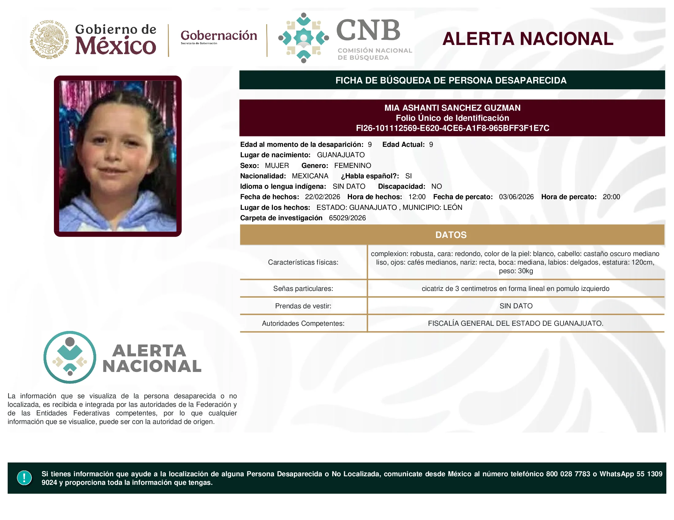 Mia Ashanti Sanchez Guzman