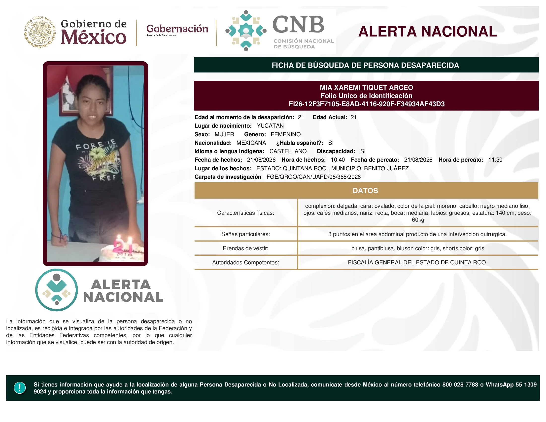 Mia Xaremi Tiquet Arceo