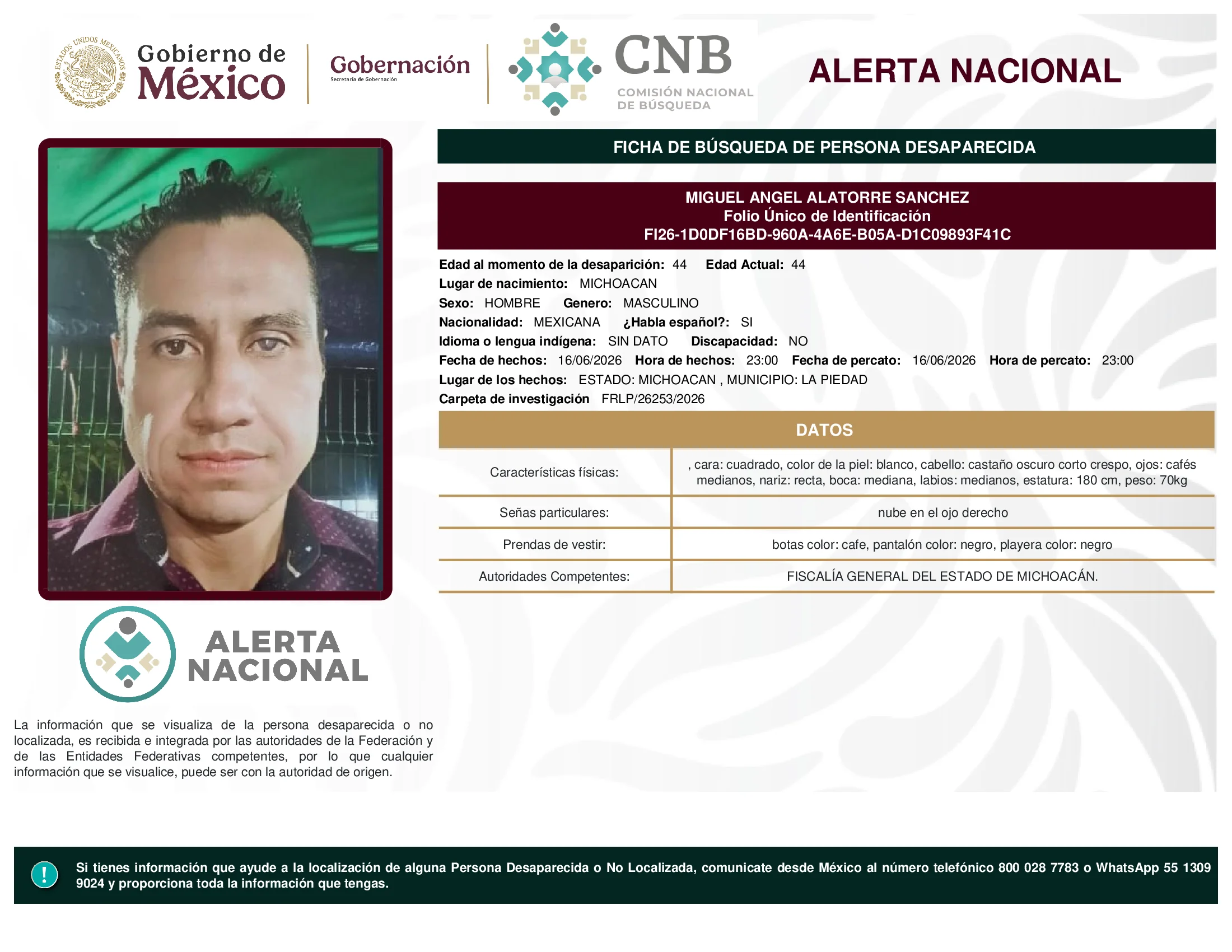 Miguel Angel Alatorre Sanchez