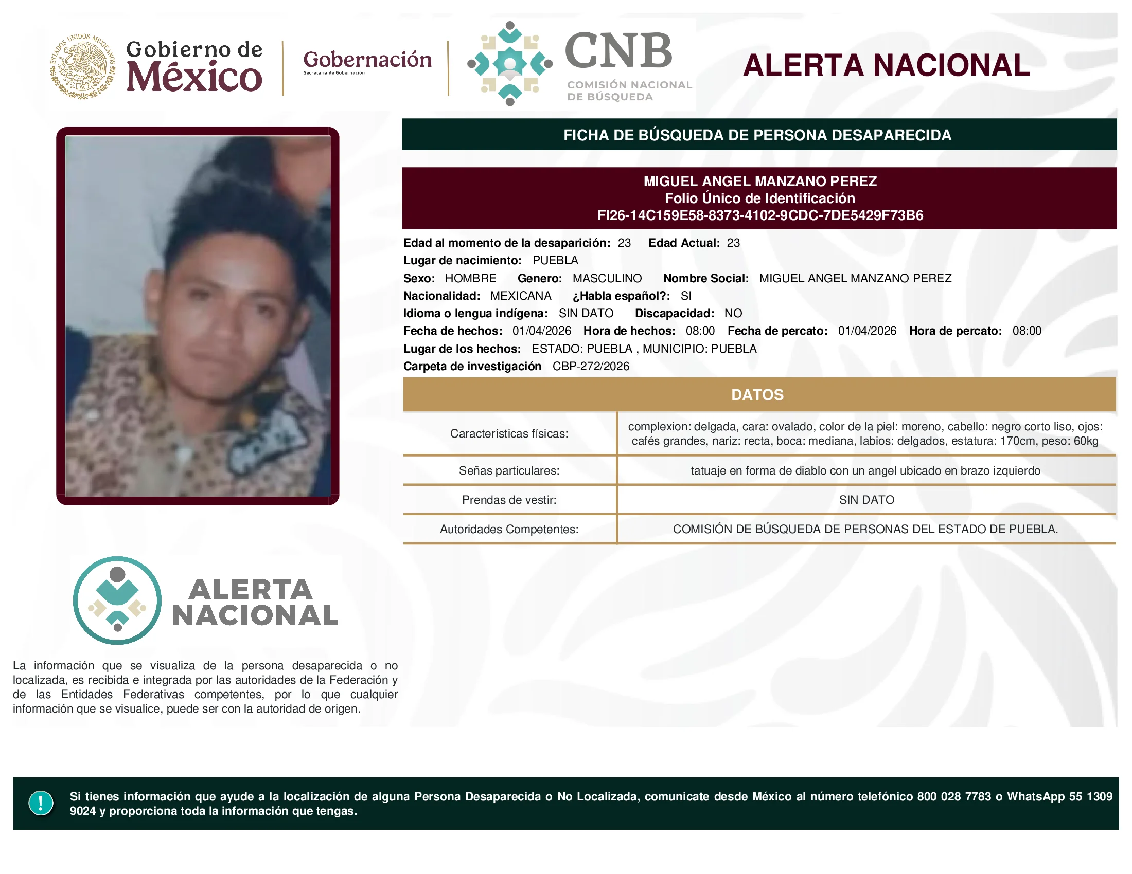 Miguel Angel Manzano Perez