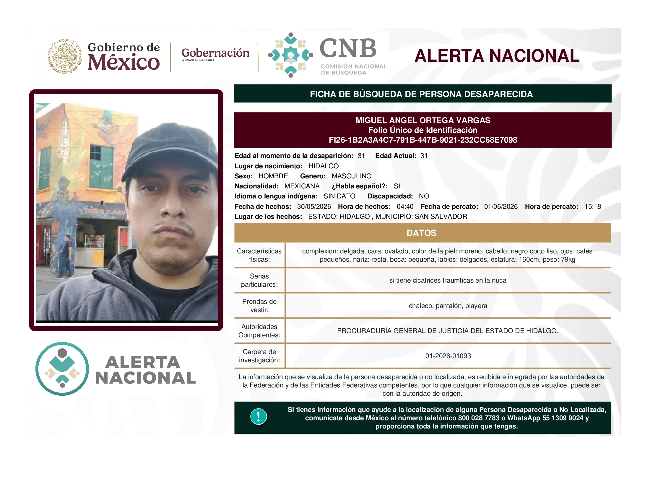 Miguel Angel Ortega Vargas