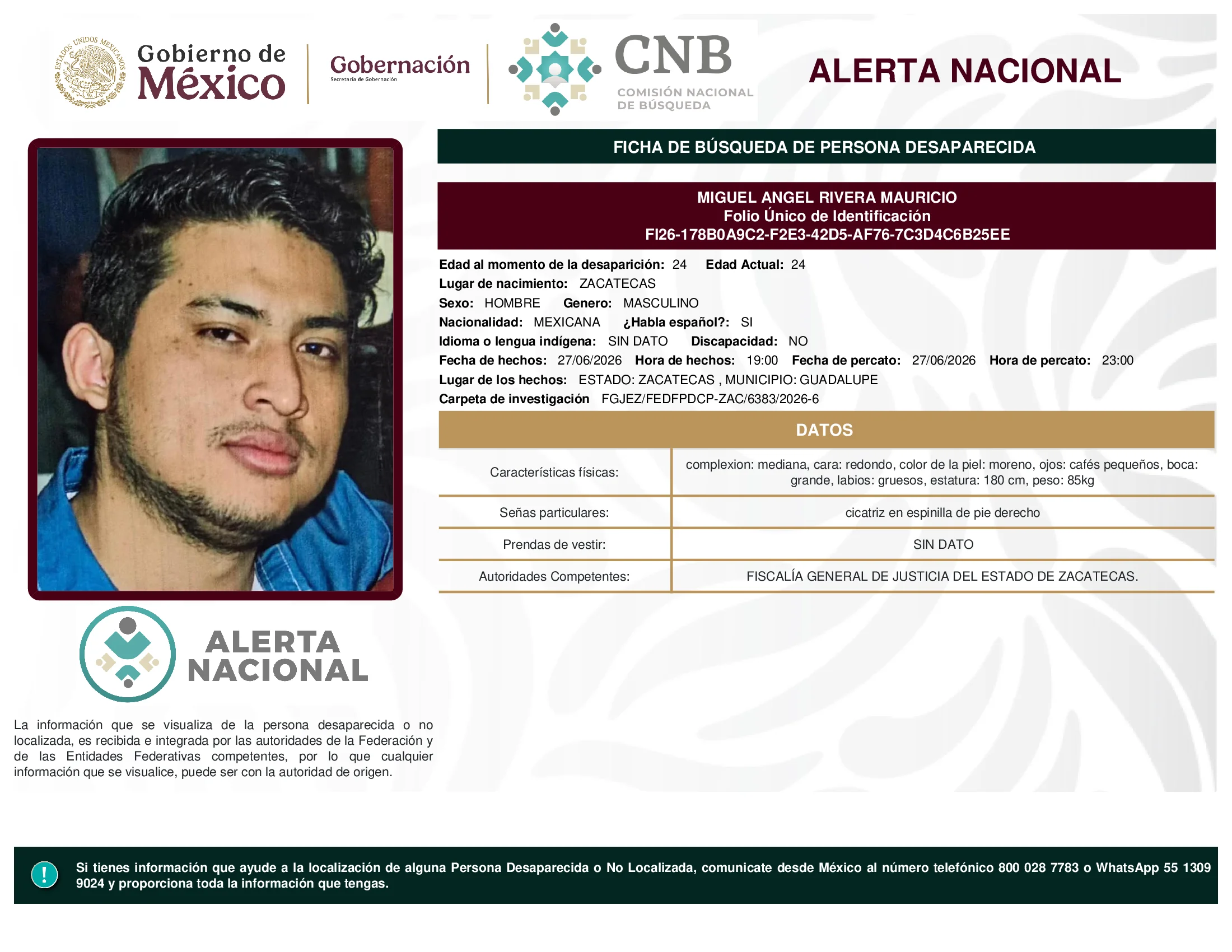 Miguel Angel Rivera Mauricio