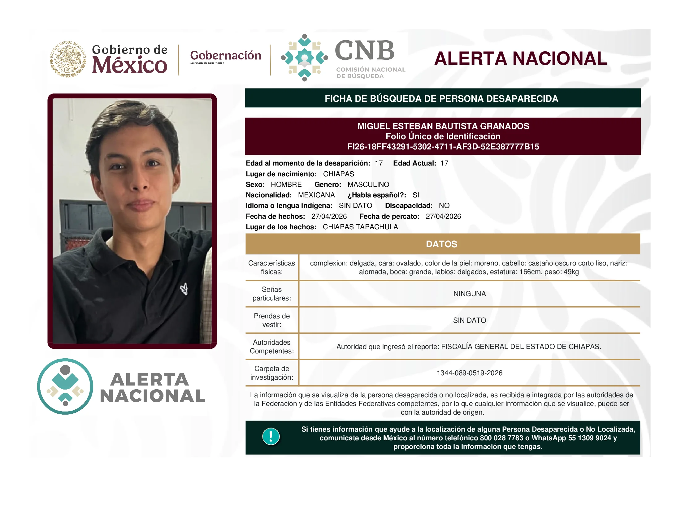 Miguel Esteban Bautista Granados