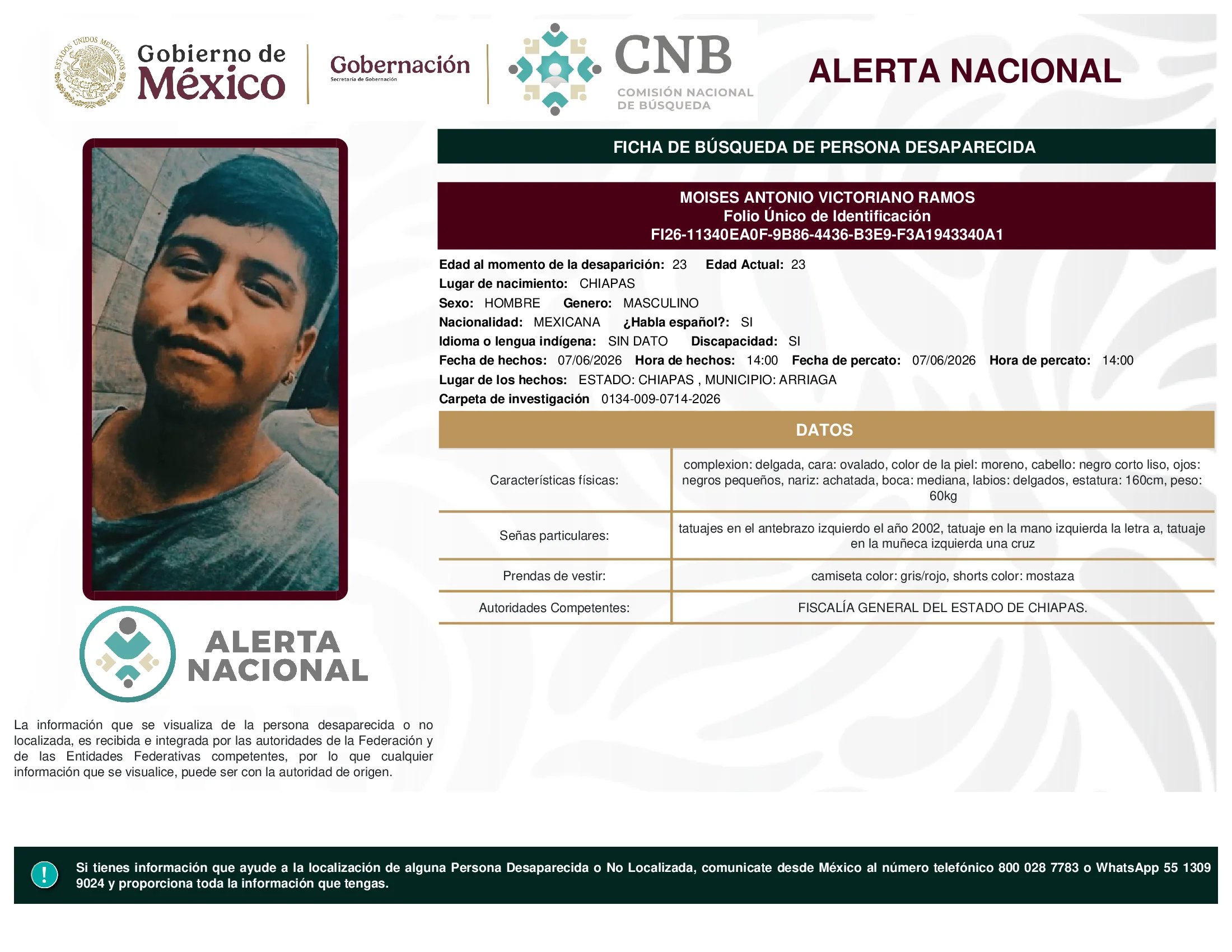 Moises Antonio Victoriano Ramos