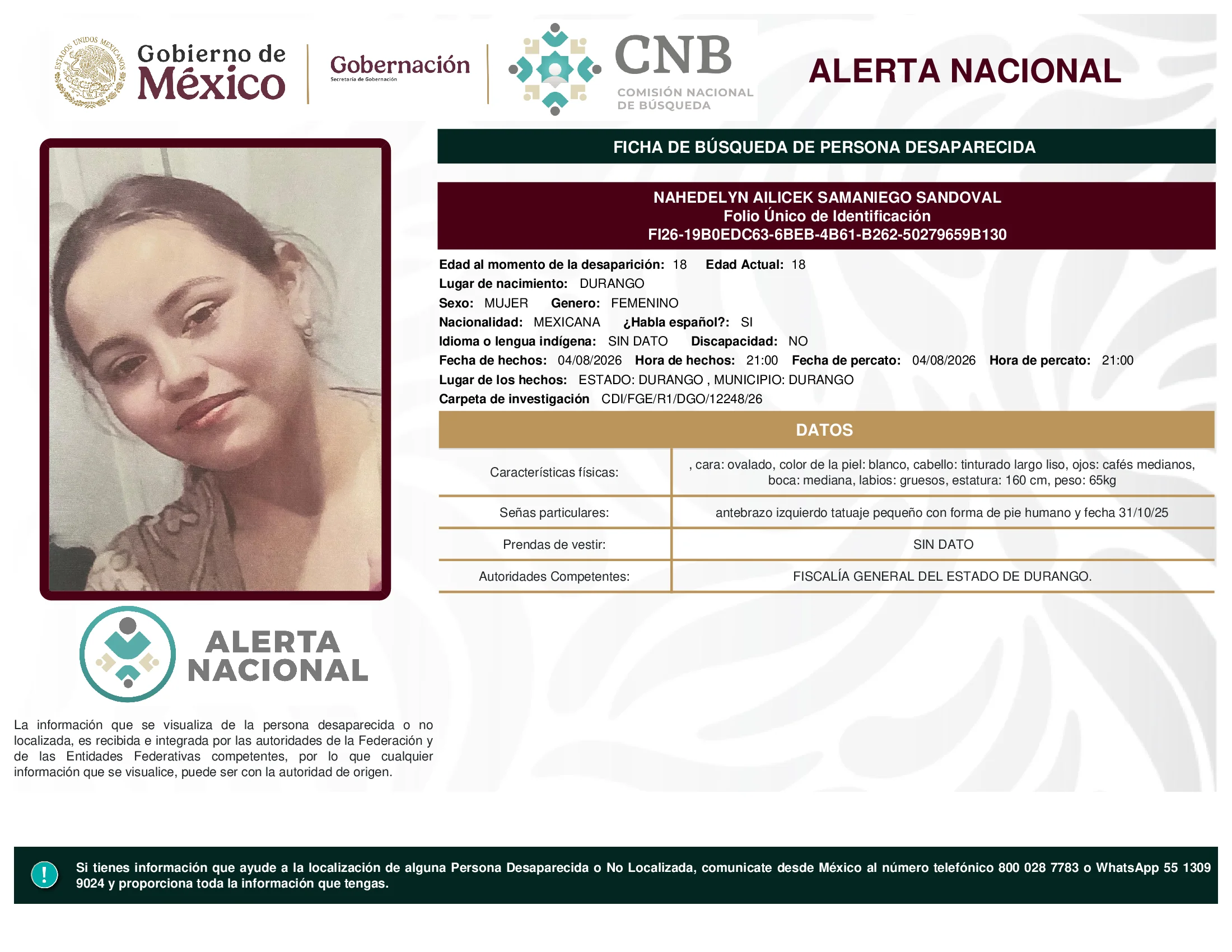 Nahedelyn Ailicek Samaniego Sandoval