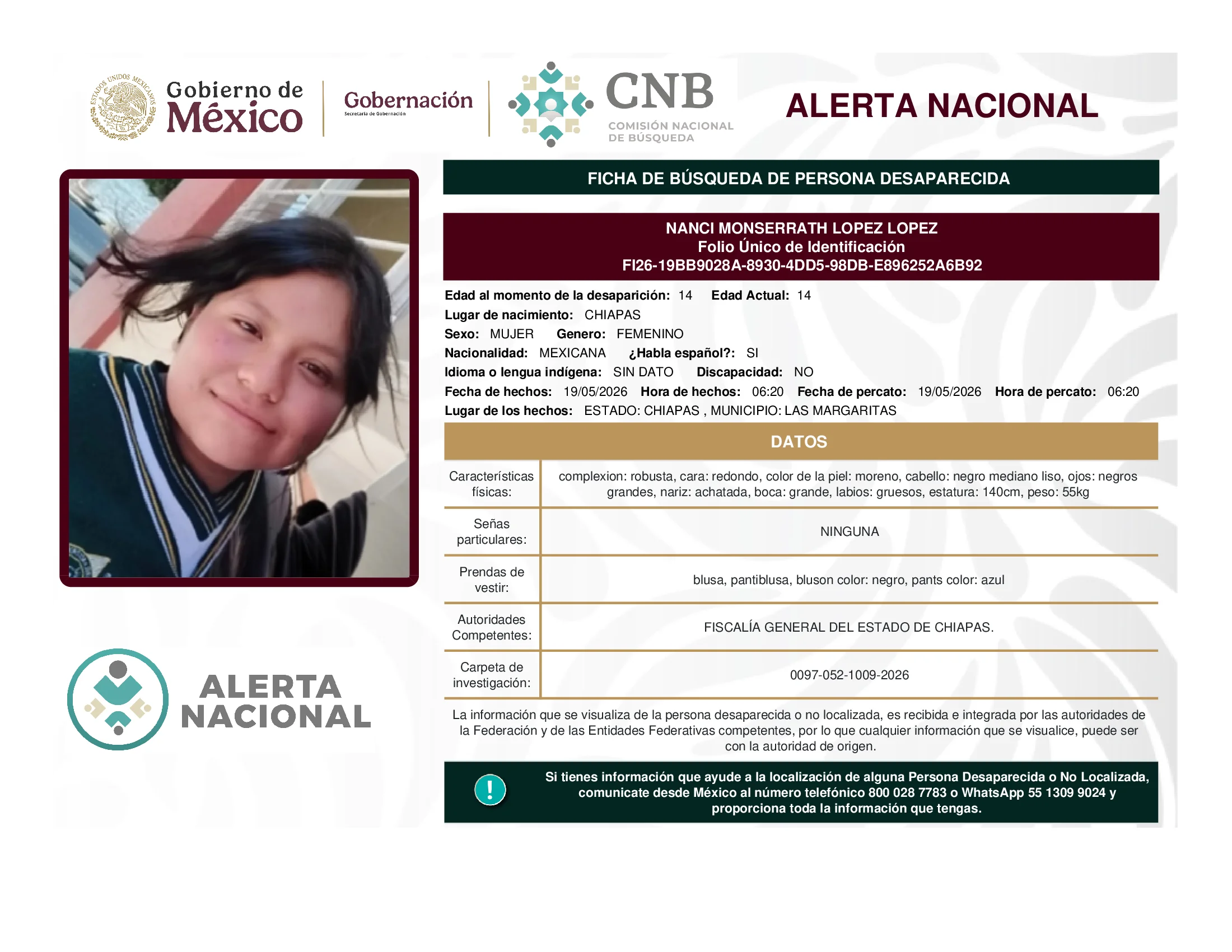 Nanci Monserrath Lopez Lopez