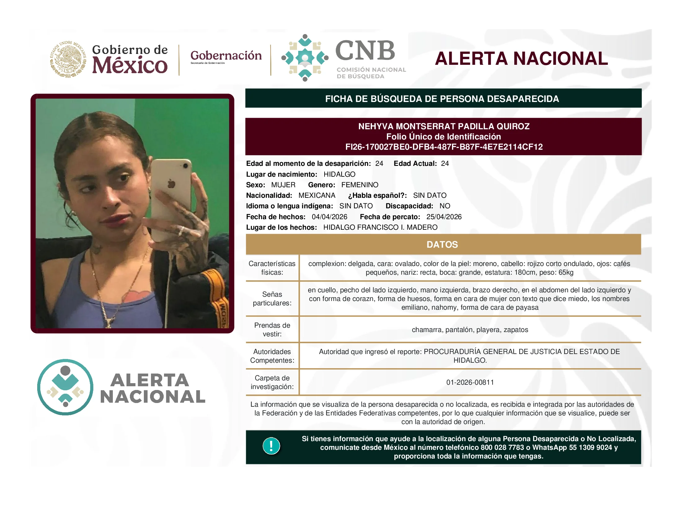 Nehyva Montserrat Padilla Quiroz