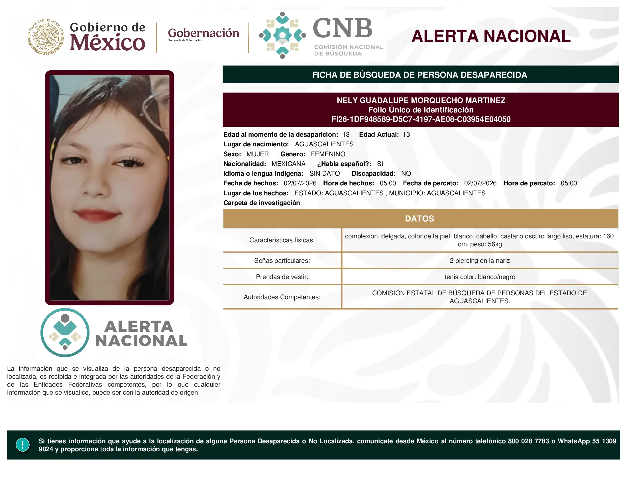 Nely Guadalupe Morquecho Martinez