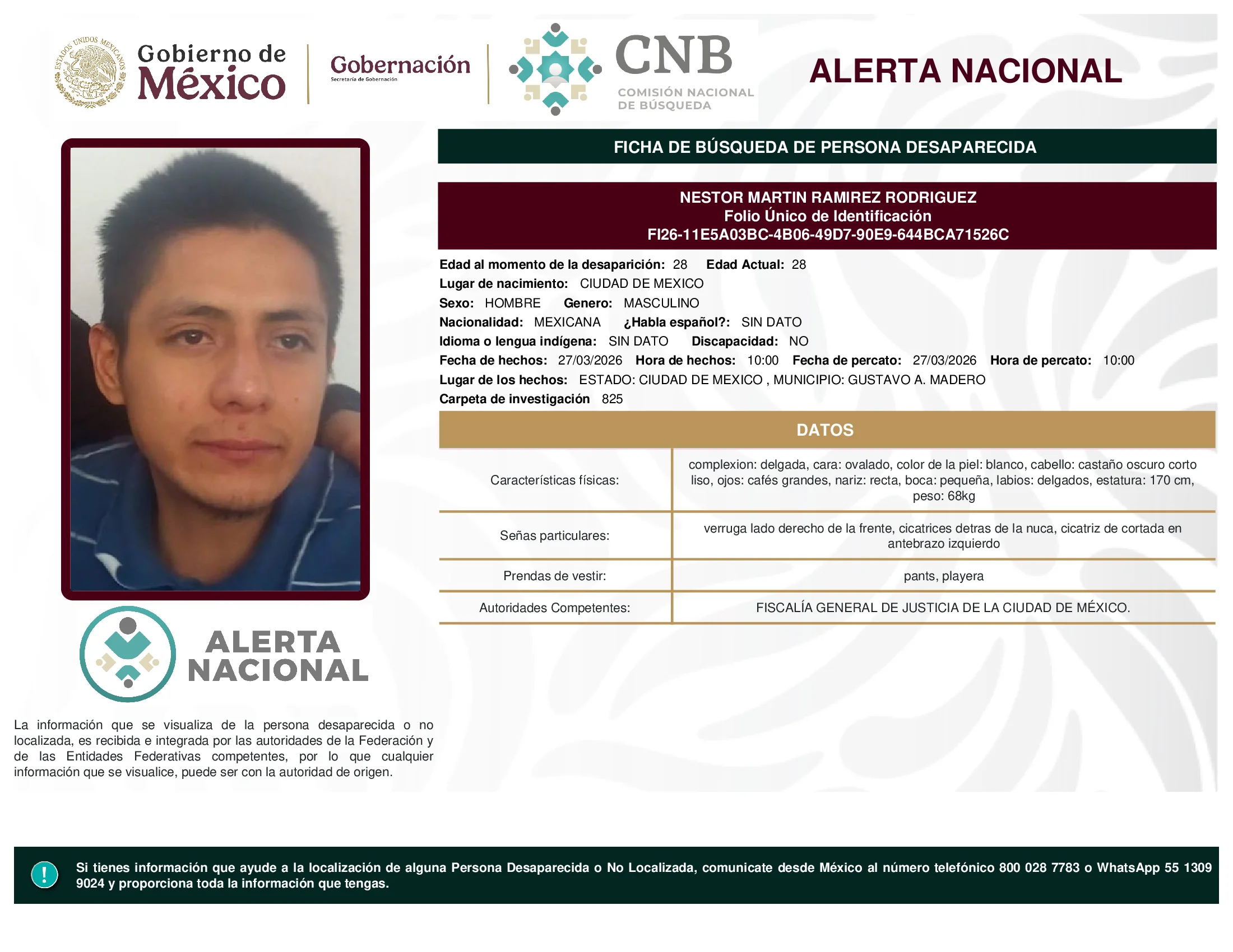 Nestor Martin Ramirez Rodriguez