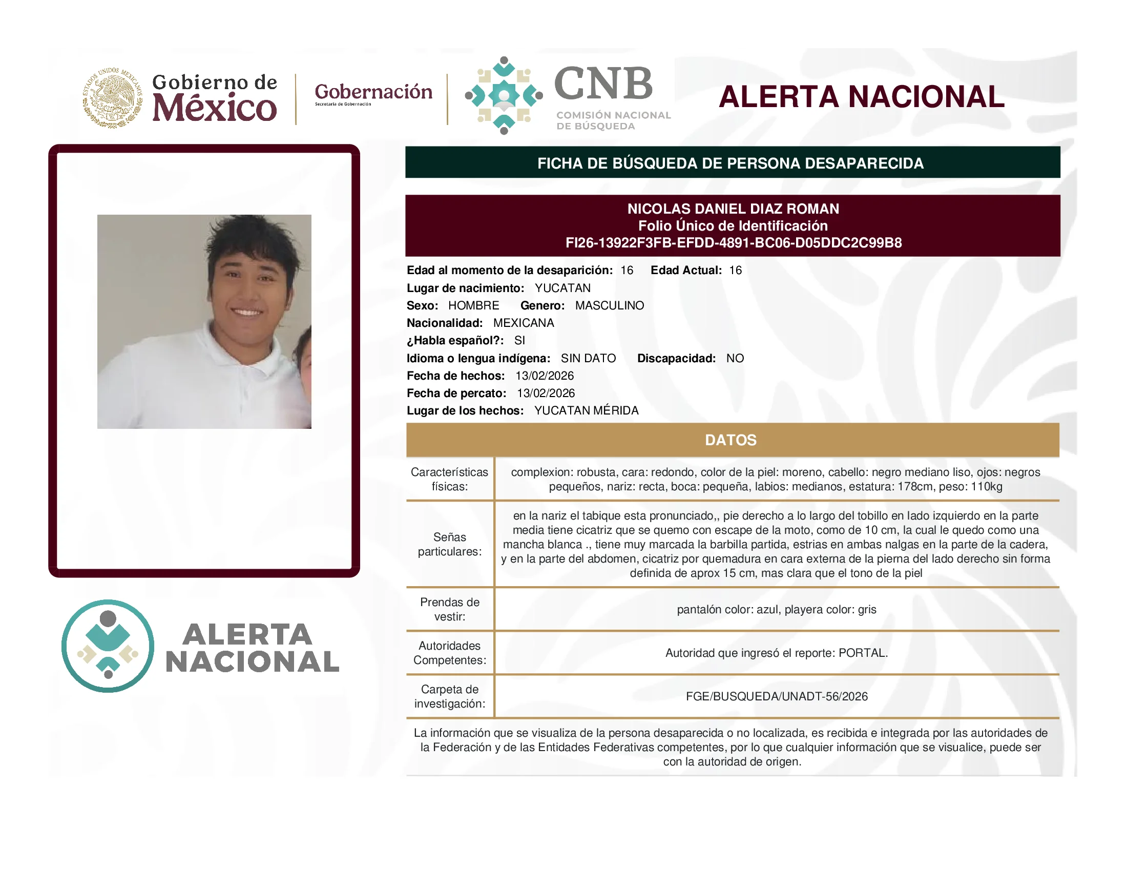 Nicolas Daniel Diaz Roman