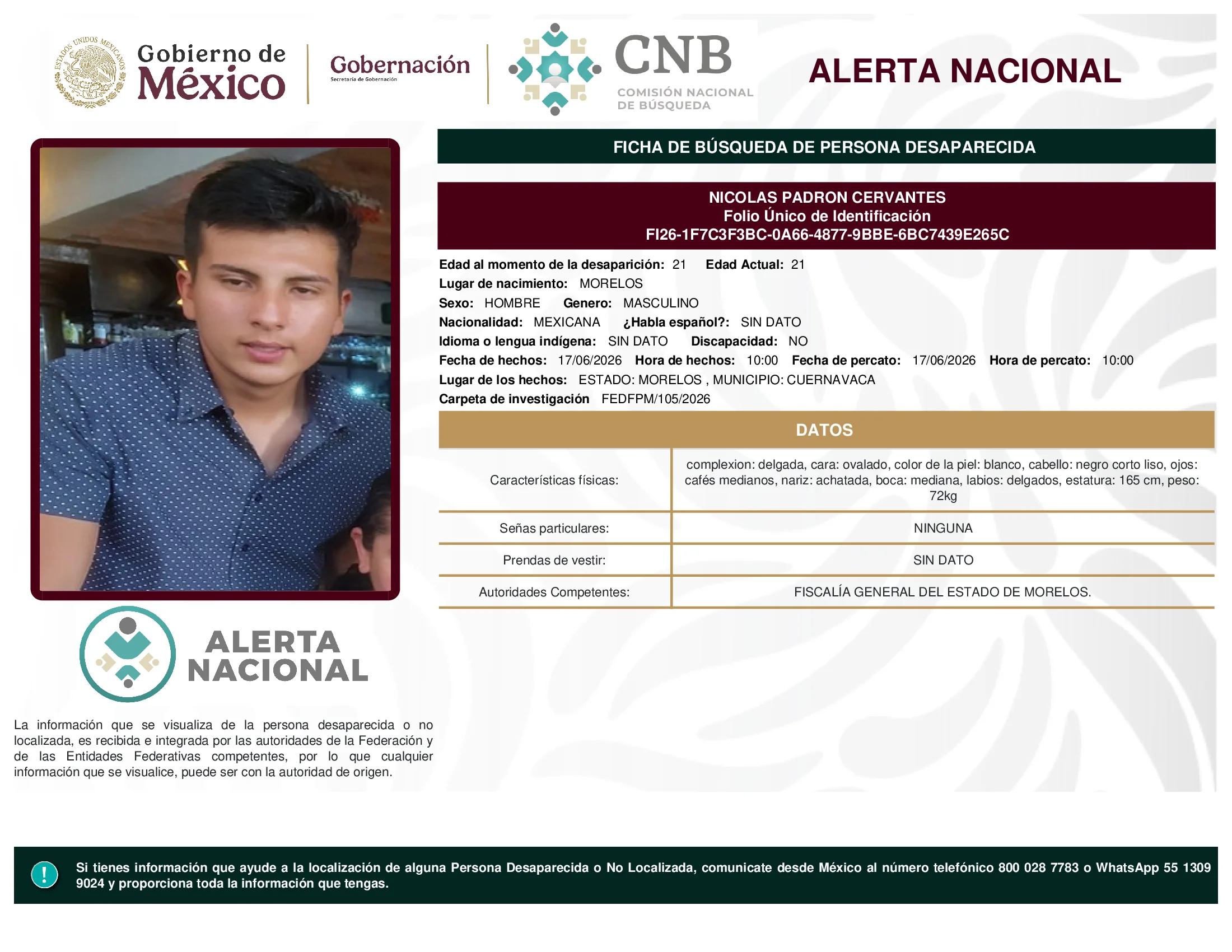 Nicolas Padron Cervantes