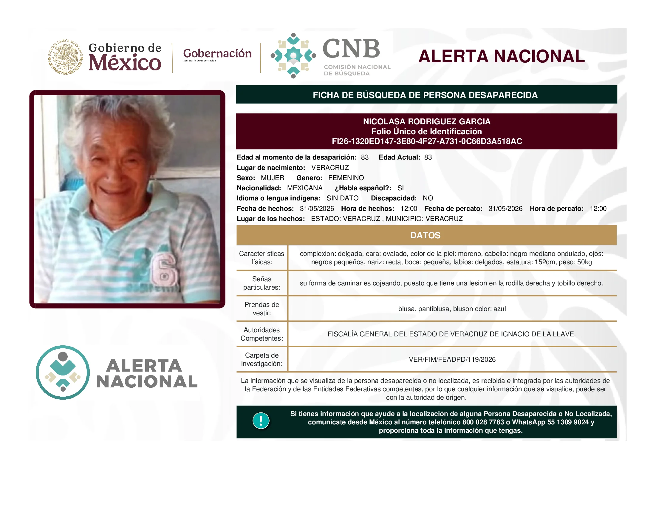 Nicolasa Rodriguez Garcia