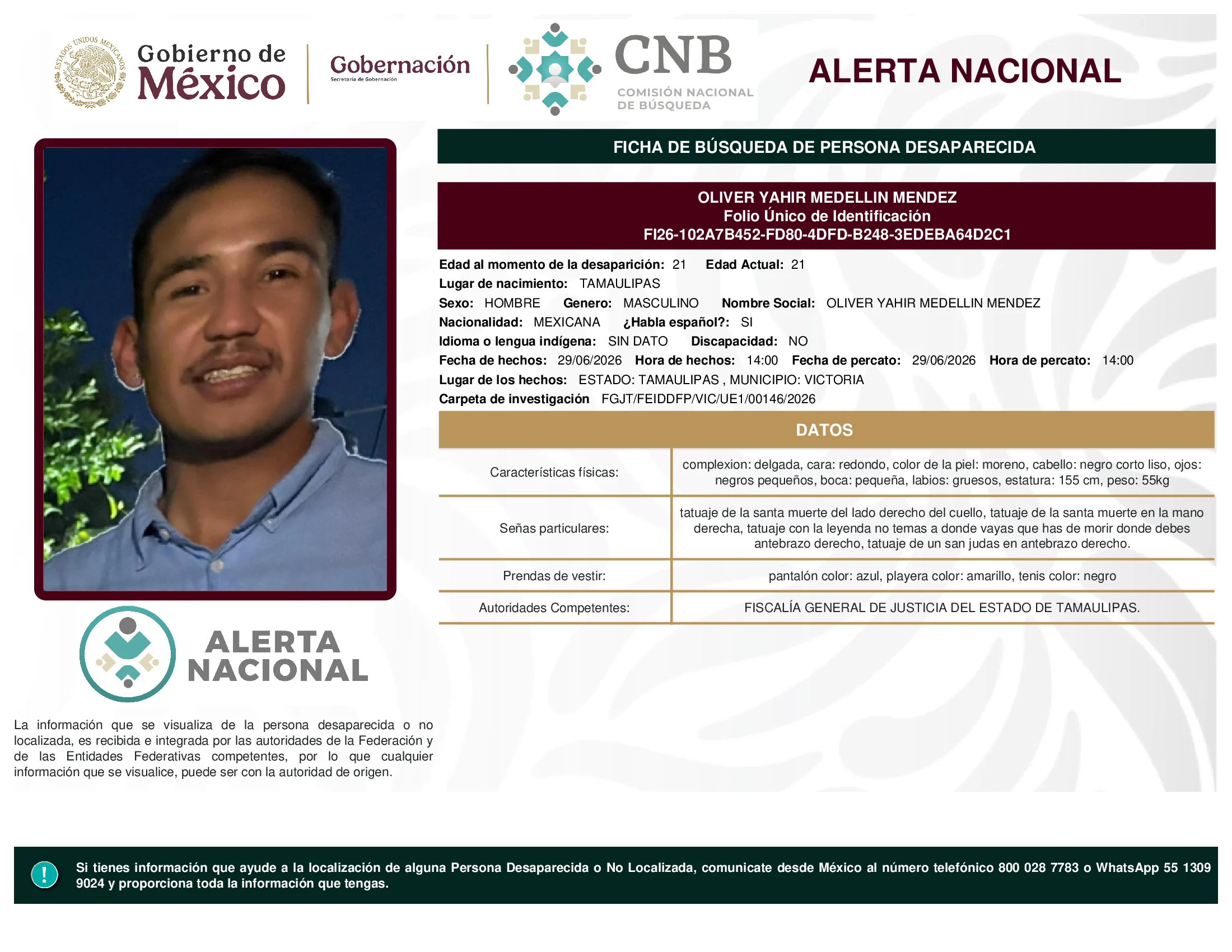Oliver Yahir Medellin Mendez