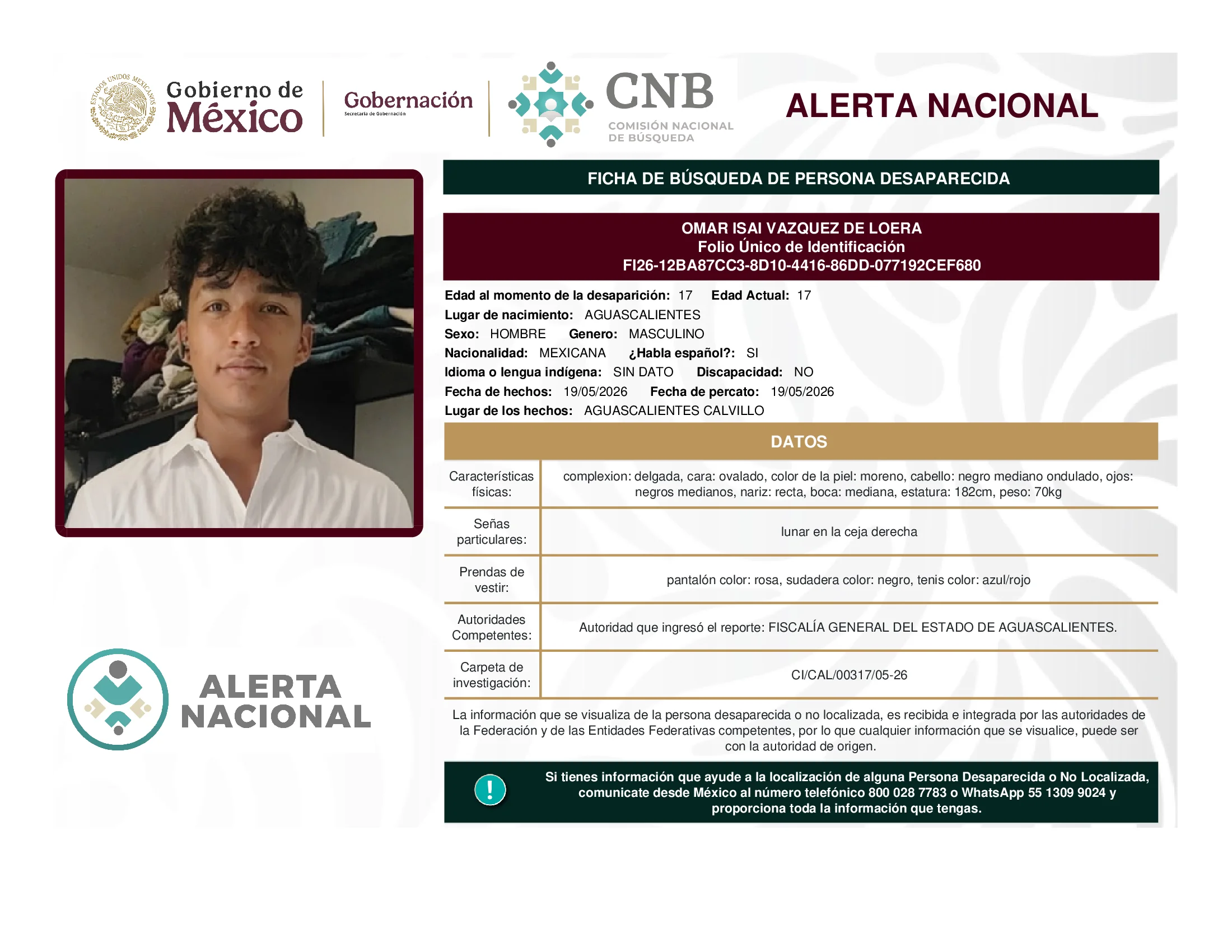 Omar Isai Vazquez De Loera