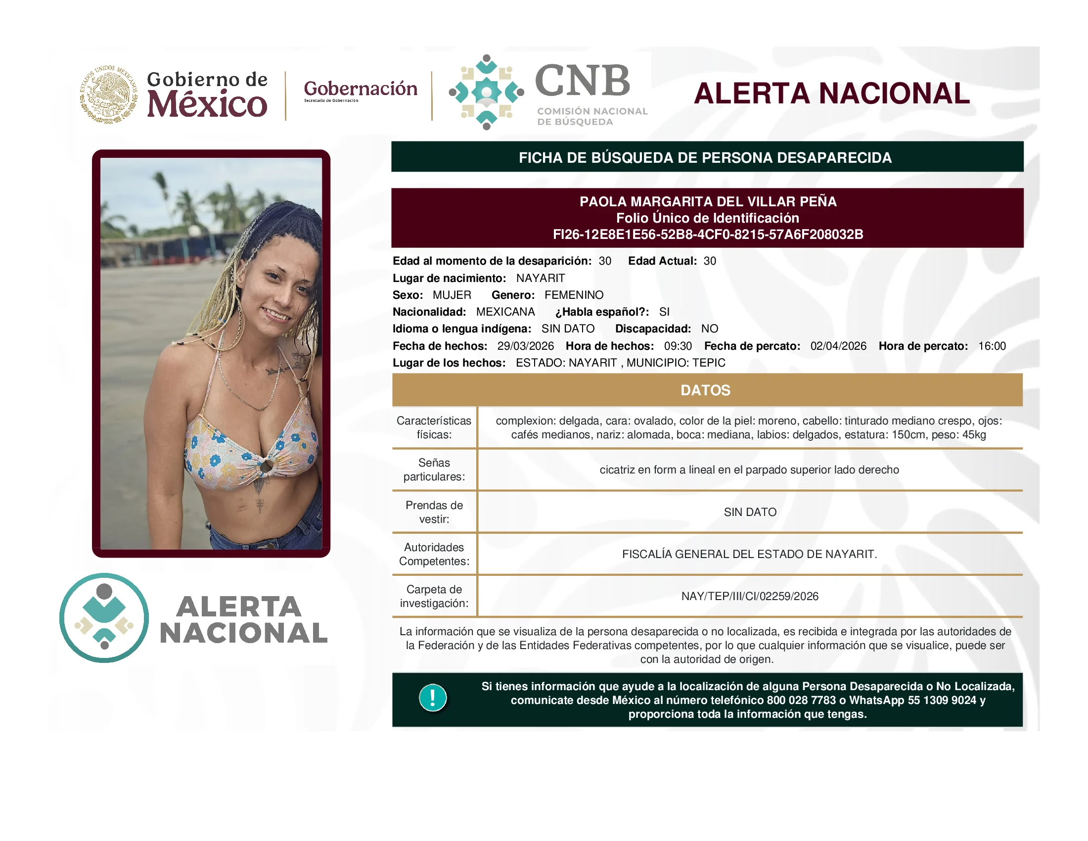 Paola Margarita Del Villar Peña