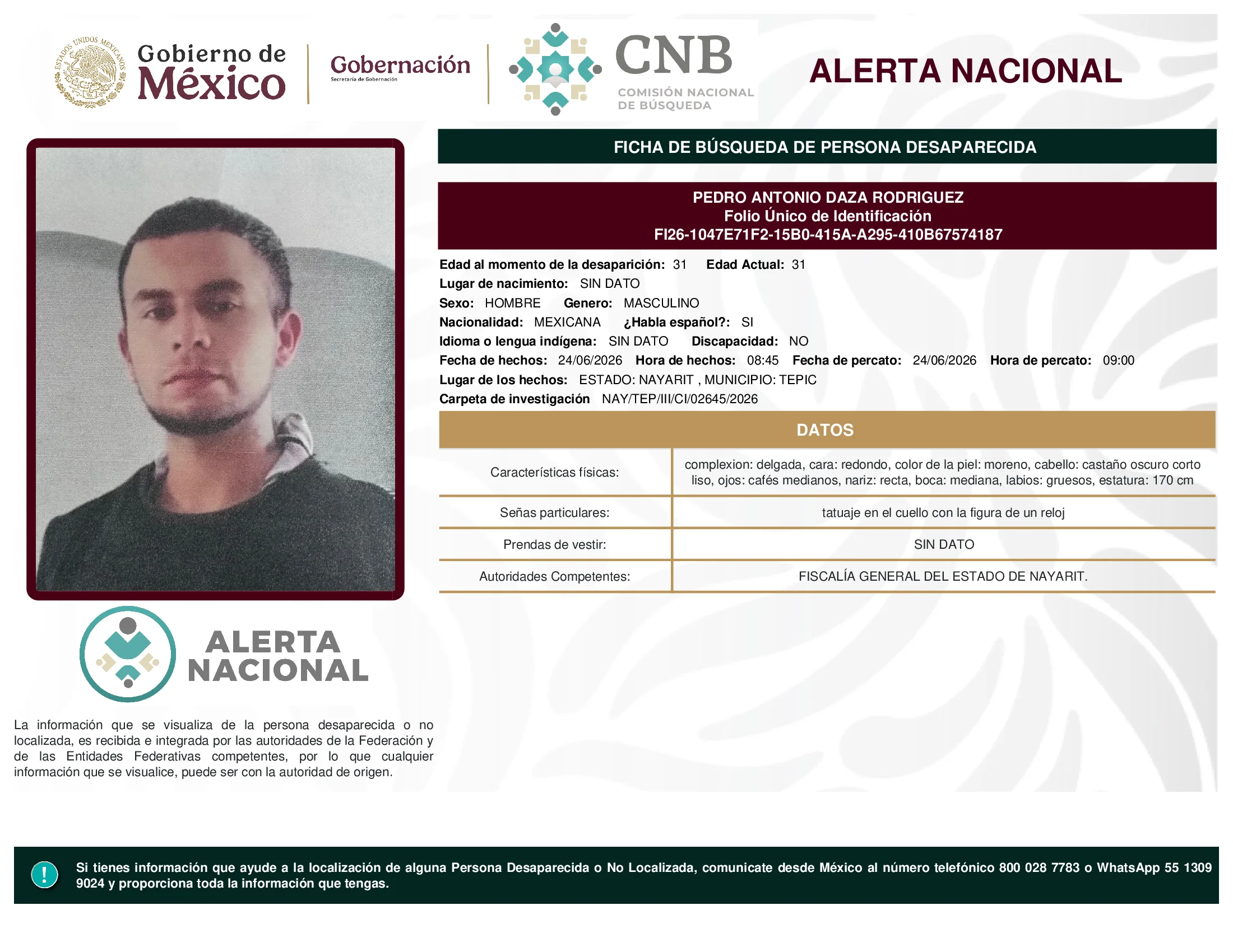 Pedro Antonio Daza Rodriguez