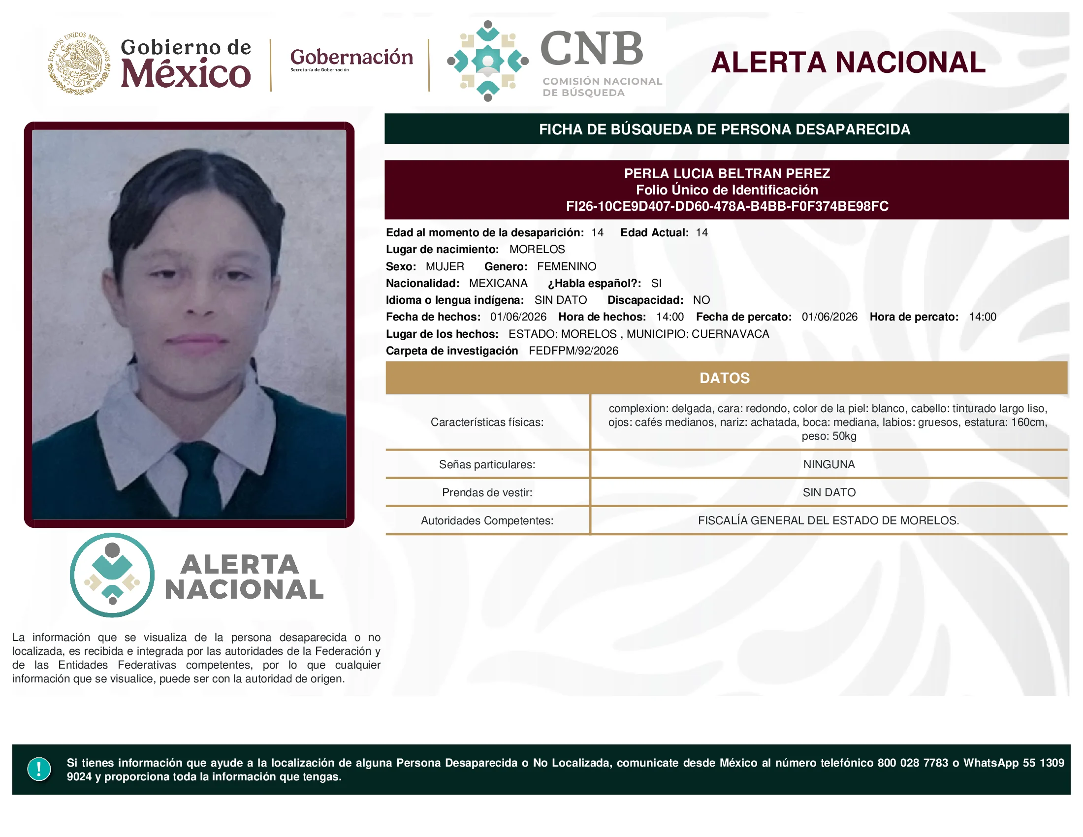 Perla Lucia Beltran Perez
