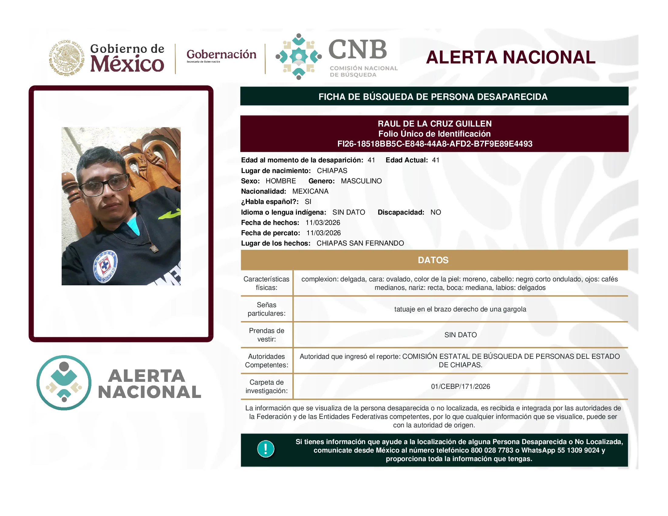 Raul De La Cruz Guillen