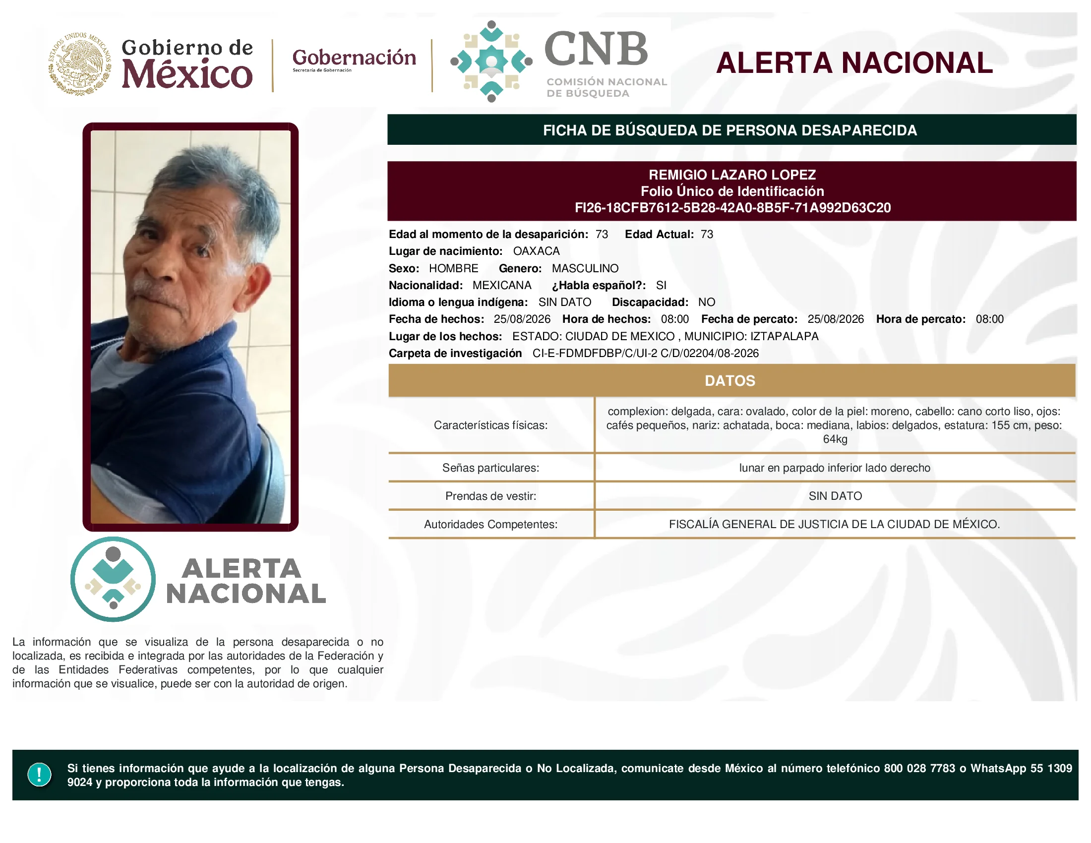 Remigio Lazaro Lopez