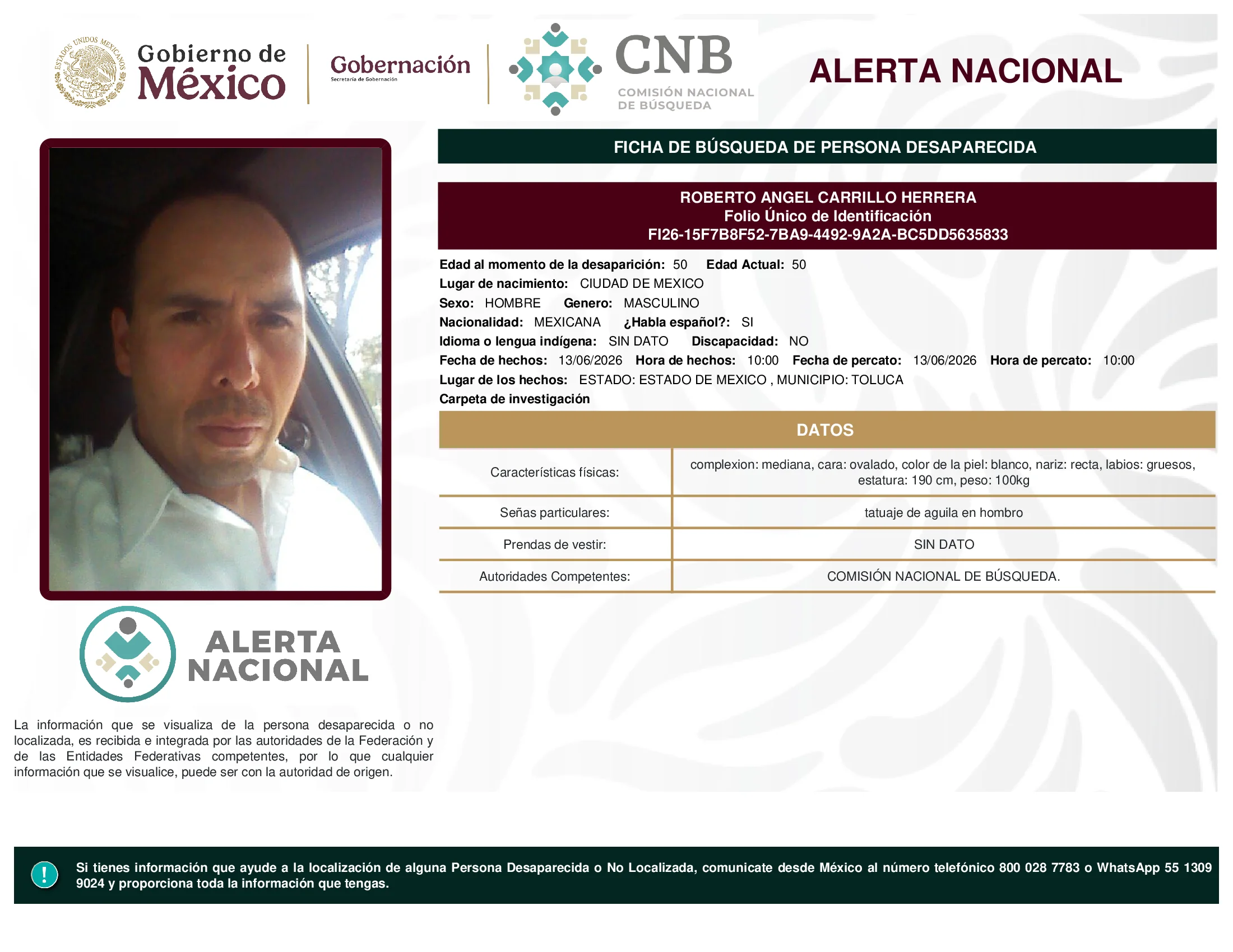 Roberto Angel Carrillo Herrera