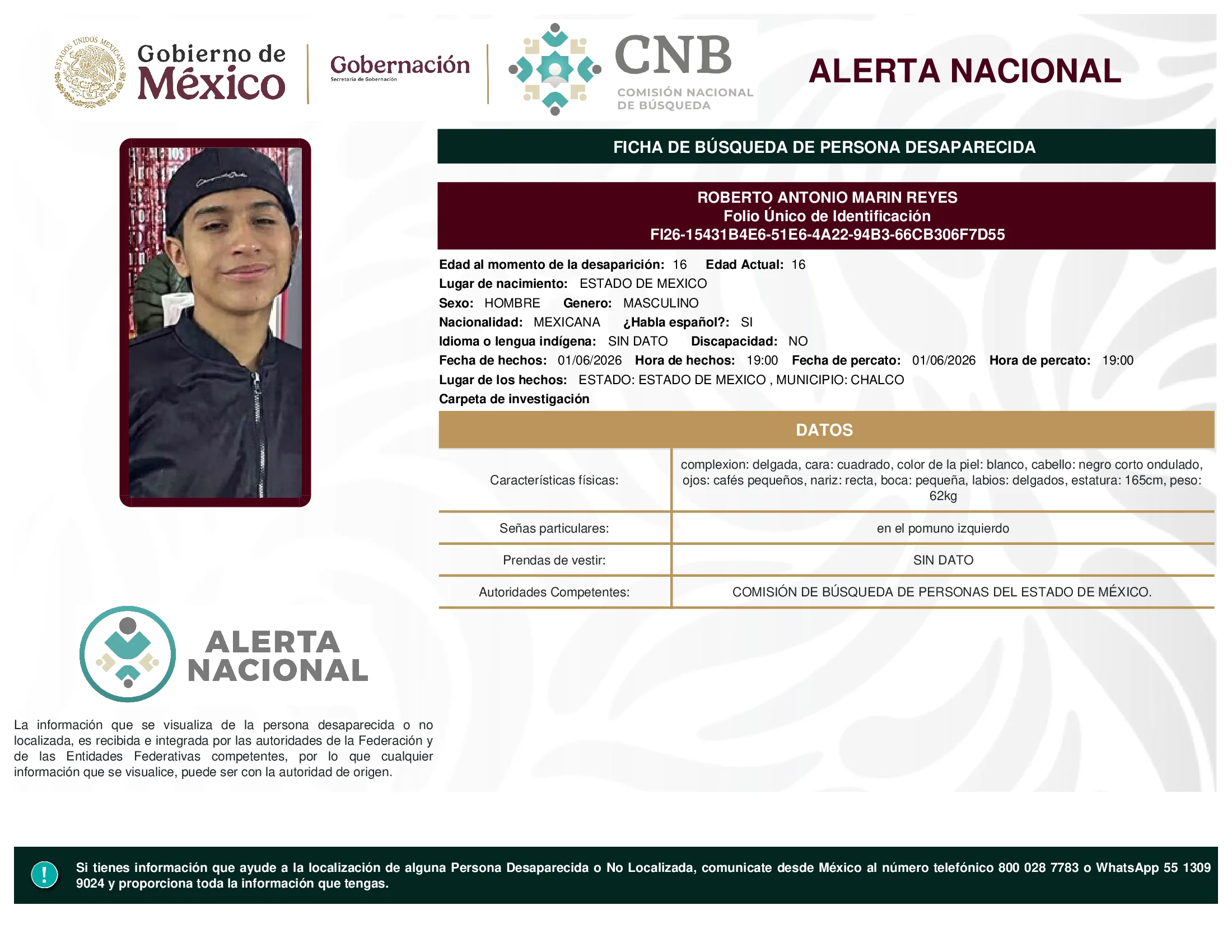 Roberto Antonio Marin Reyes