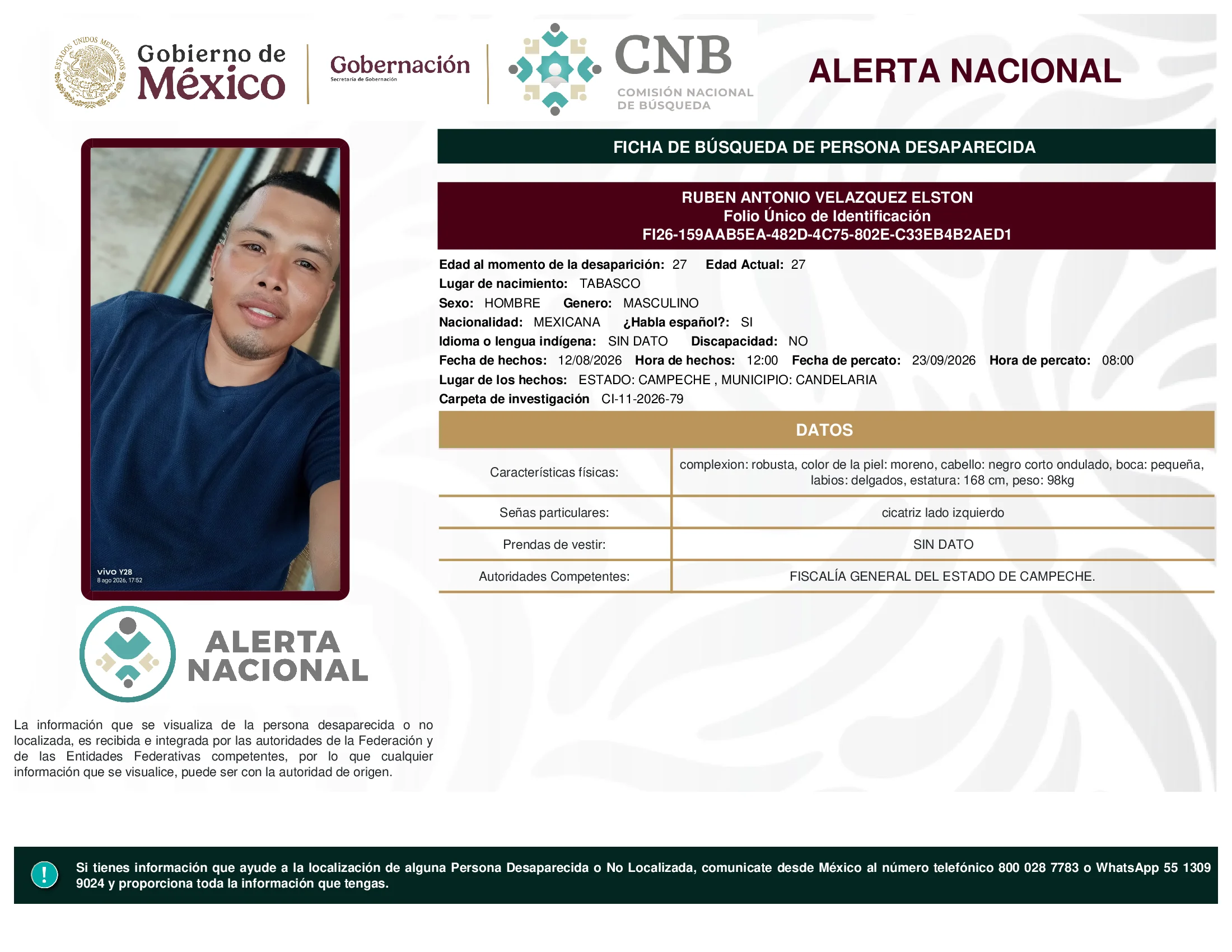 Ruben Antonio Velazquez Elston