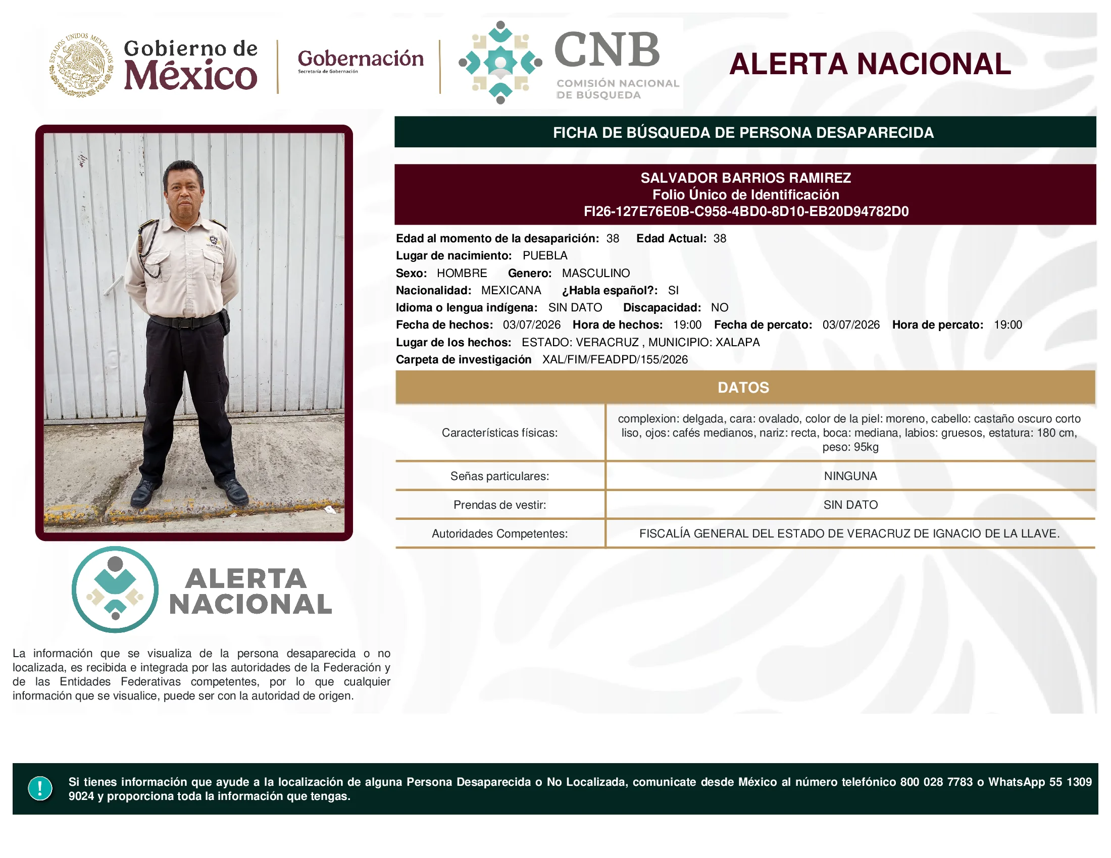 Salvador Barrios Ramirez