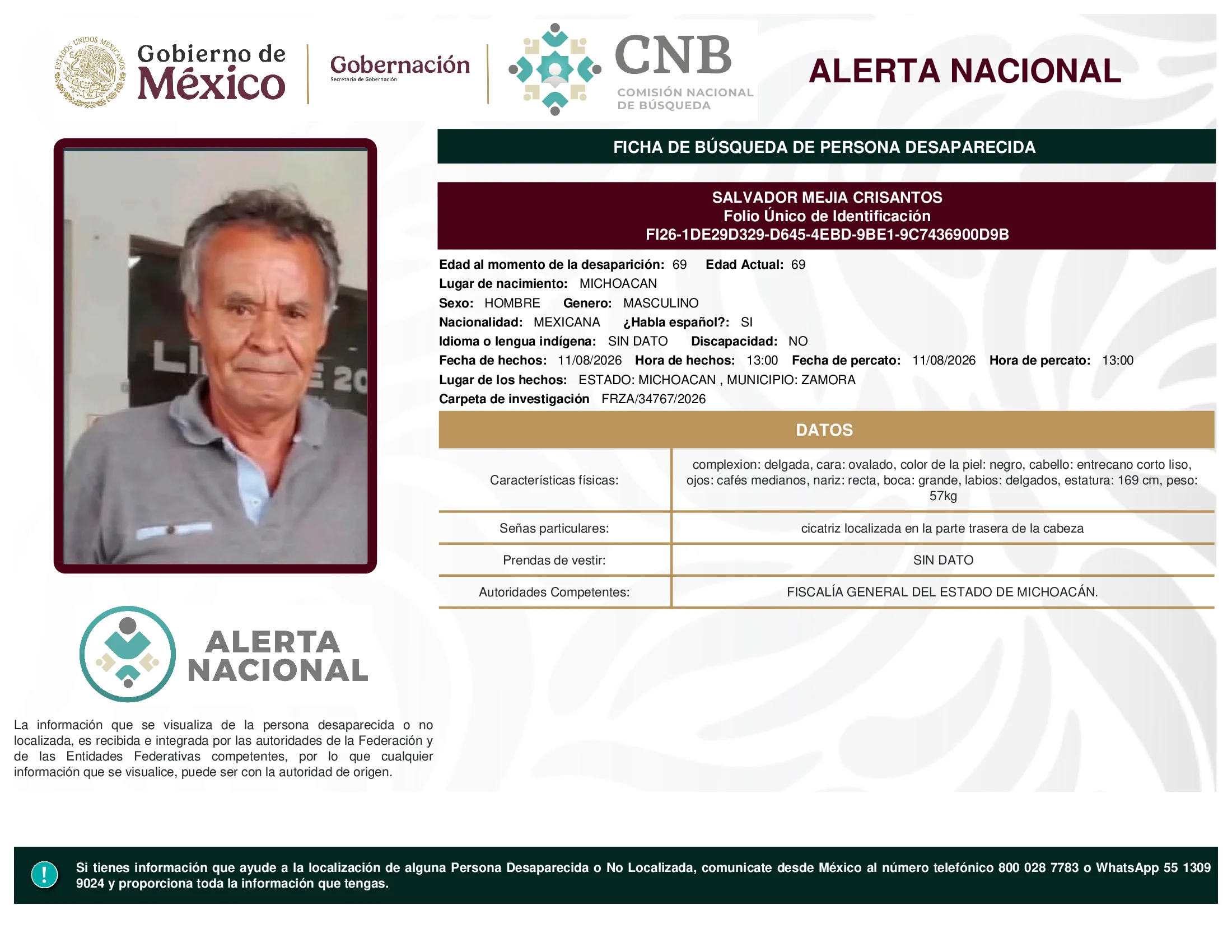 Salvador Mejia Crisantos