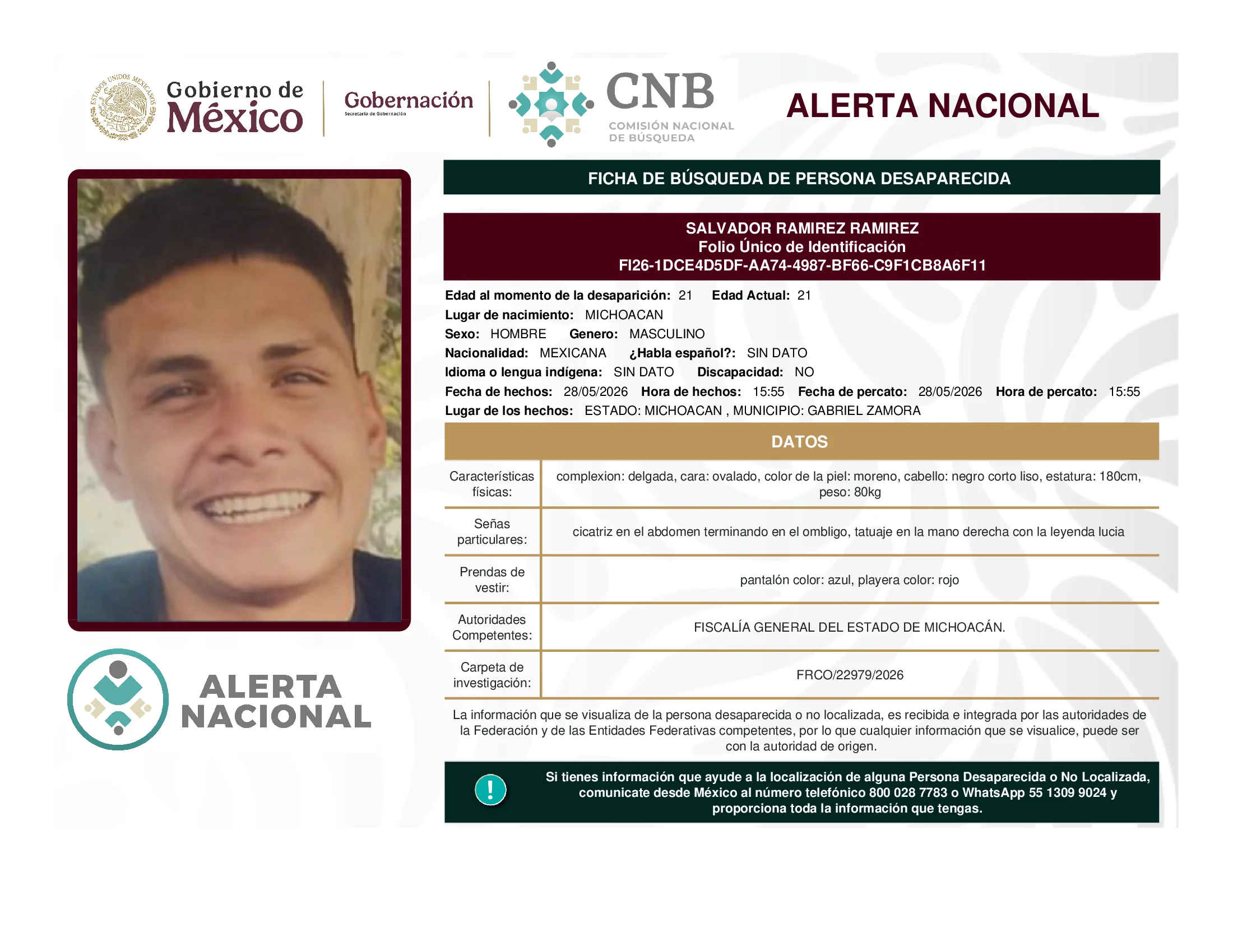 Salvador Ramirez Ramirez
