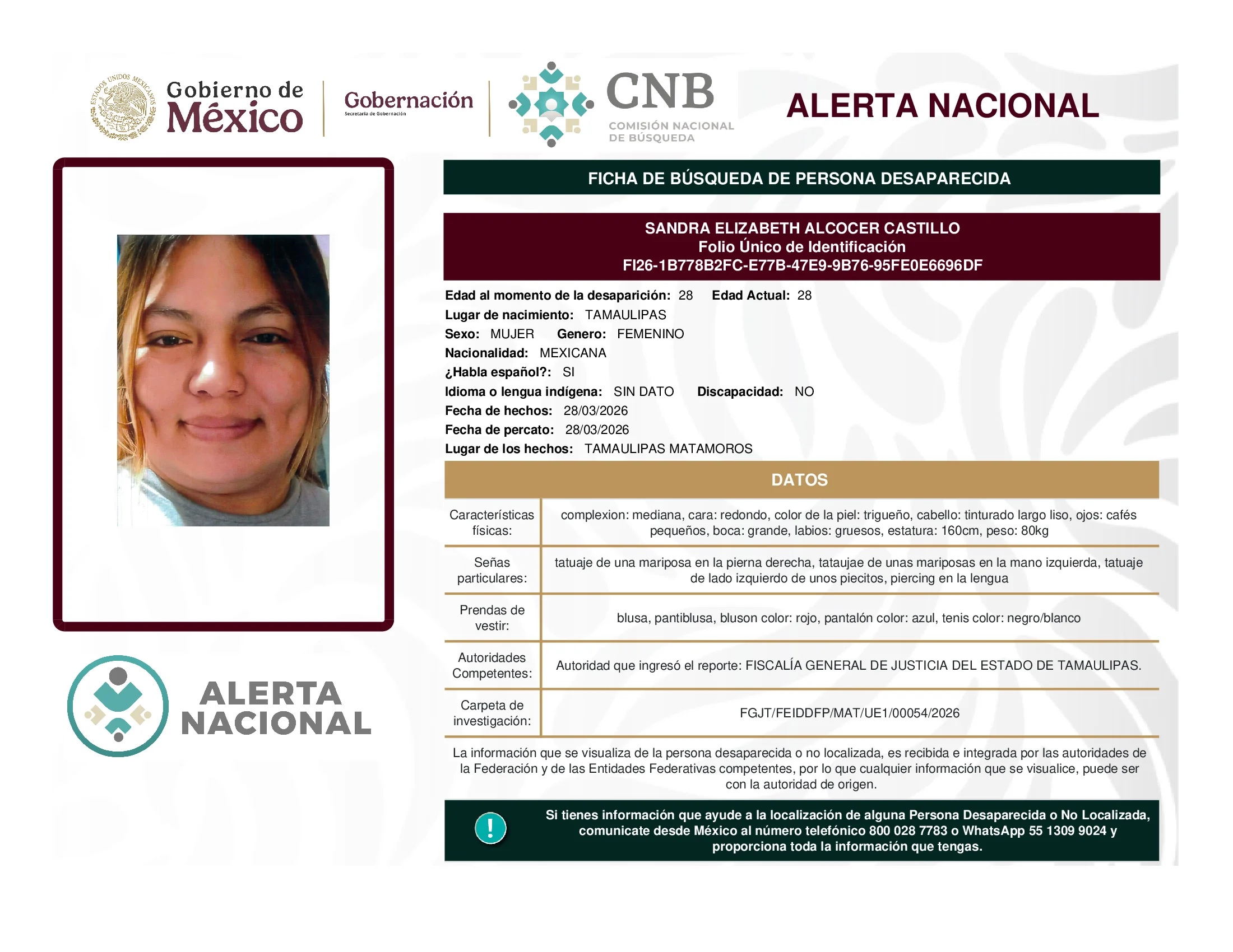 Sandra Elizabeth Alcocer Castillo